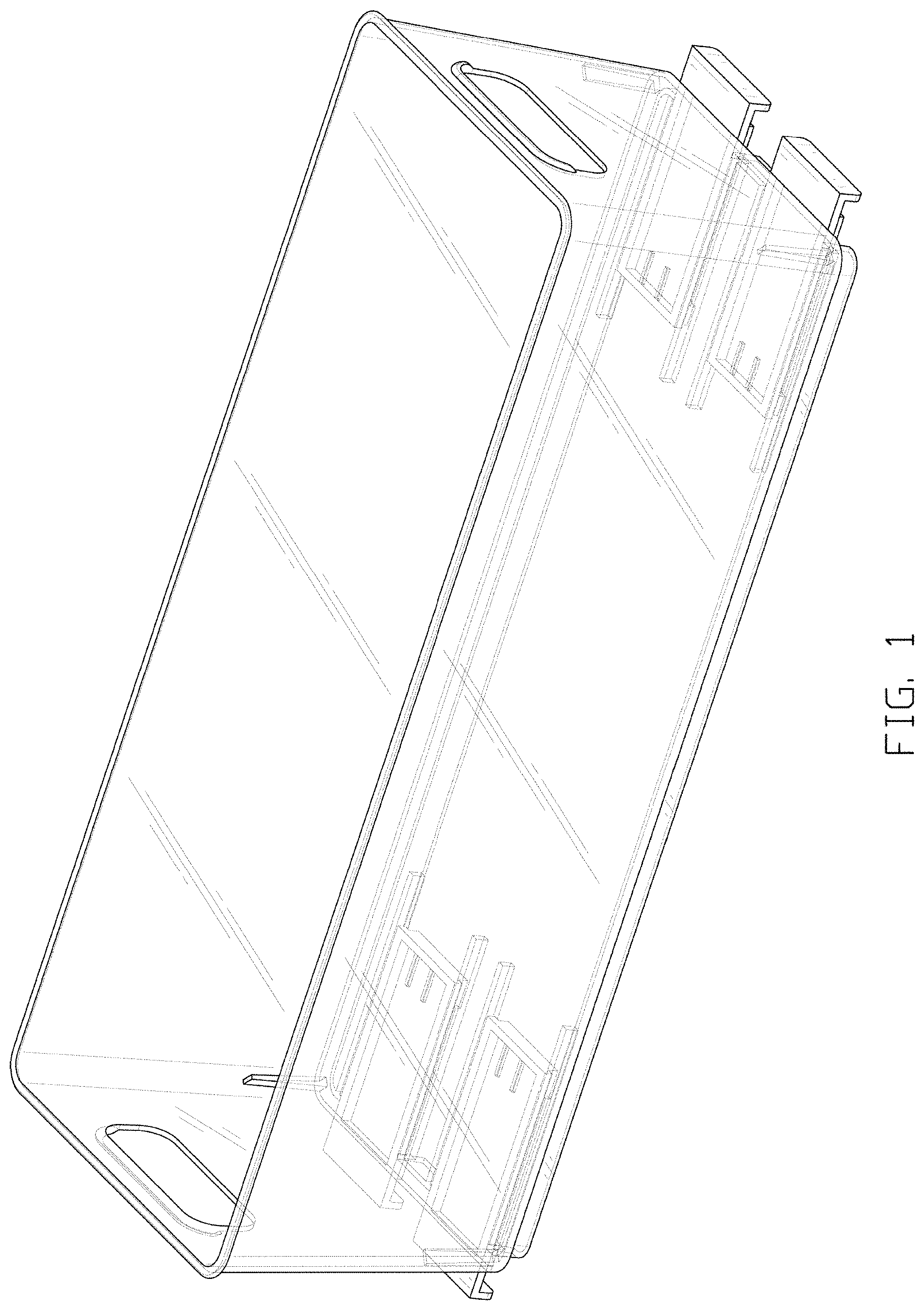 Patent USD1000836 Figure 1 – Stackable bin