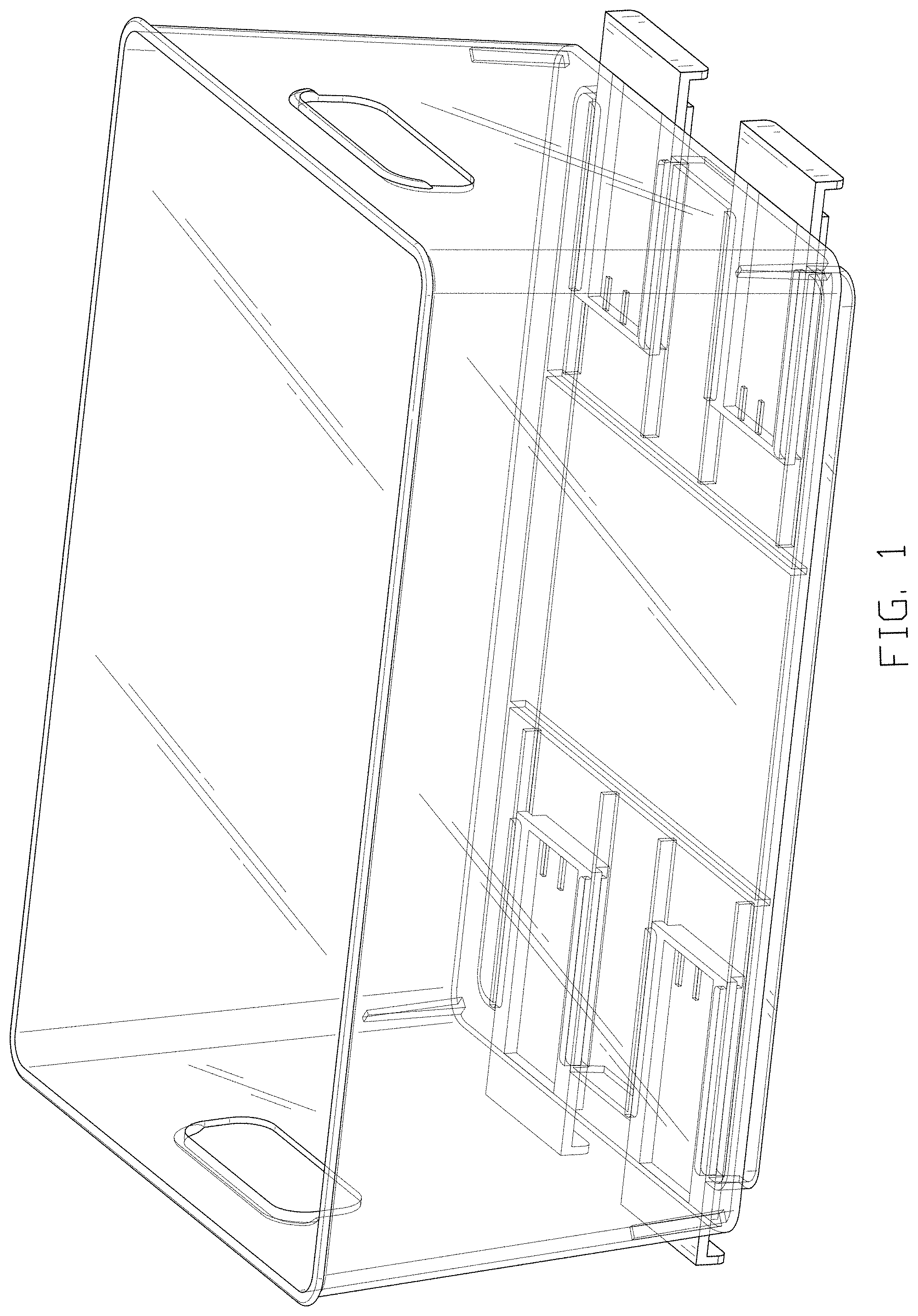 Patent USD1000837 Figure 1 – Stackable bin
