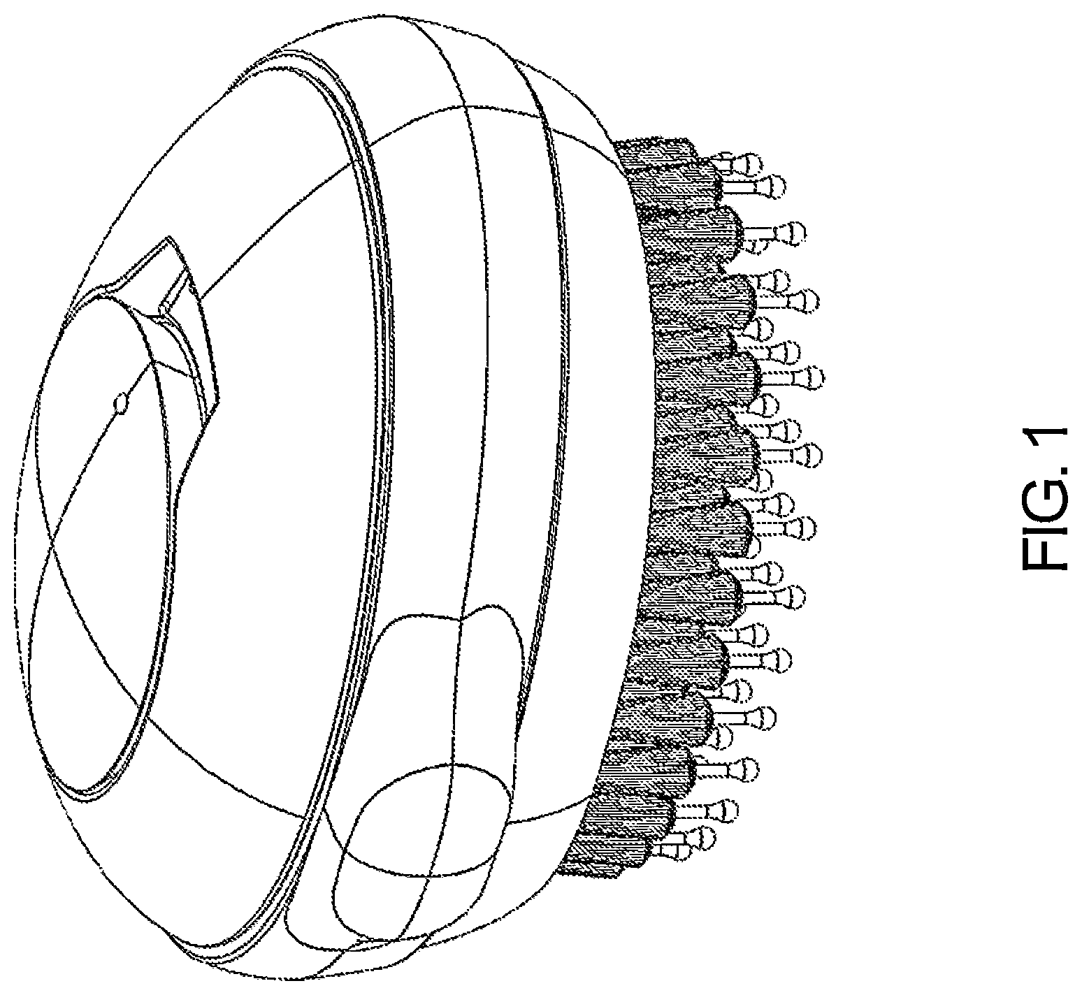 Patent USD1000839 — Combined hair brush with liquid spray — Figure 1
