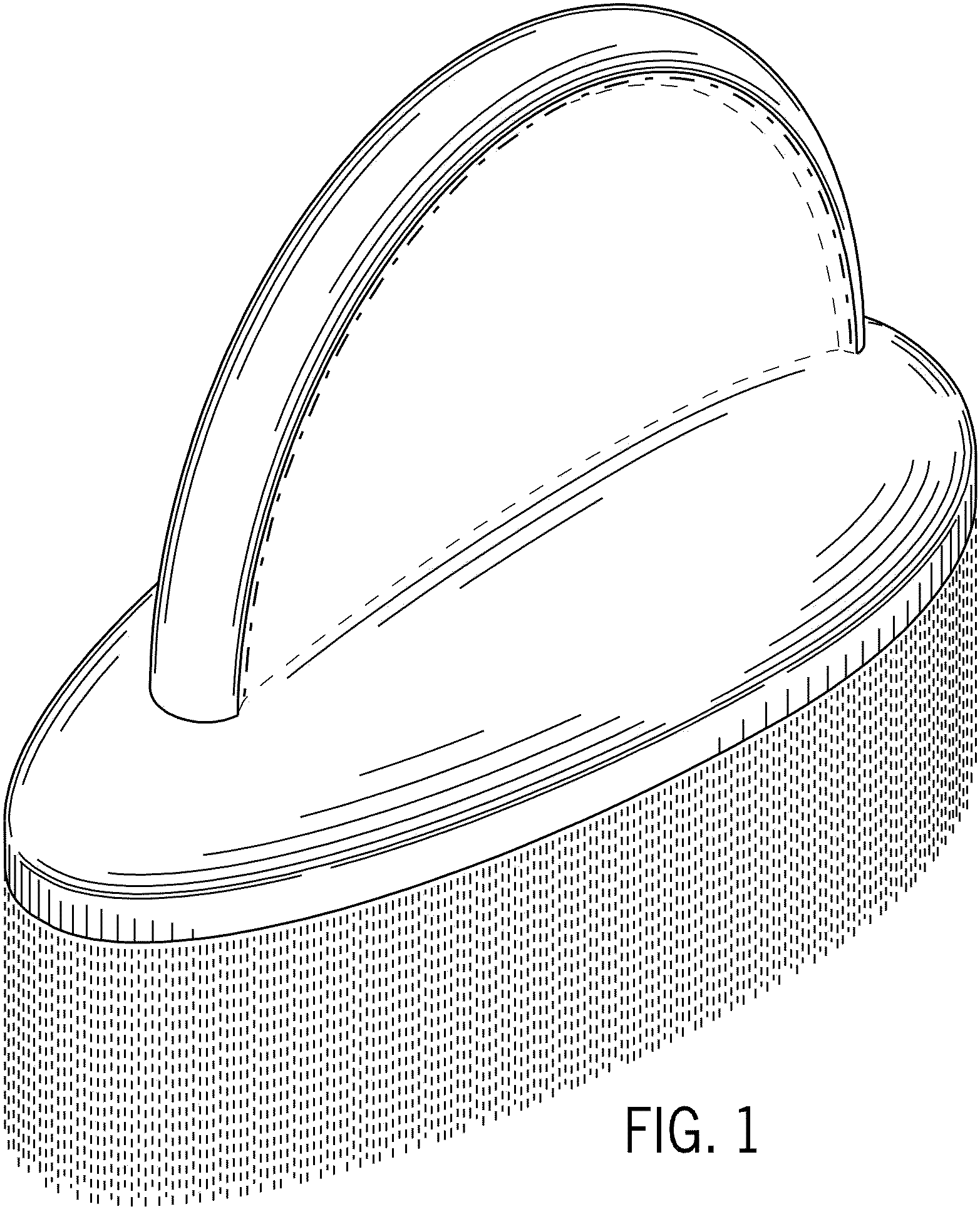 Patent USD1000840 — Brush — Figure 1