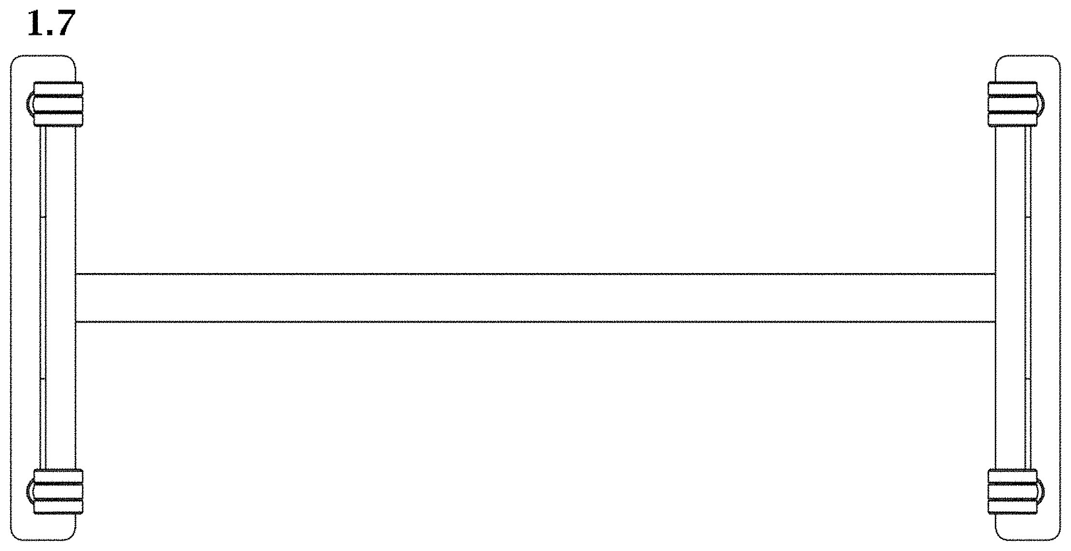 Patent USD1000846 Figure 7 – Partition screen with a transparent display