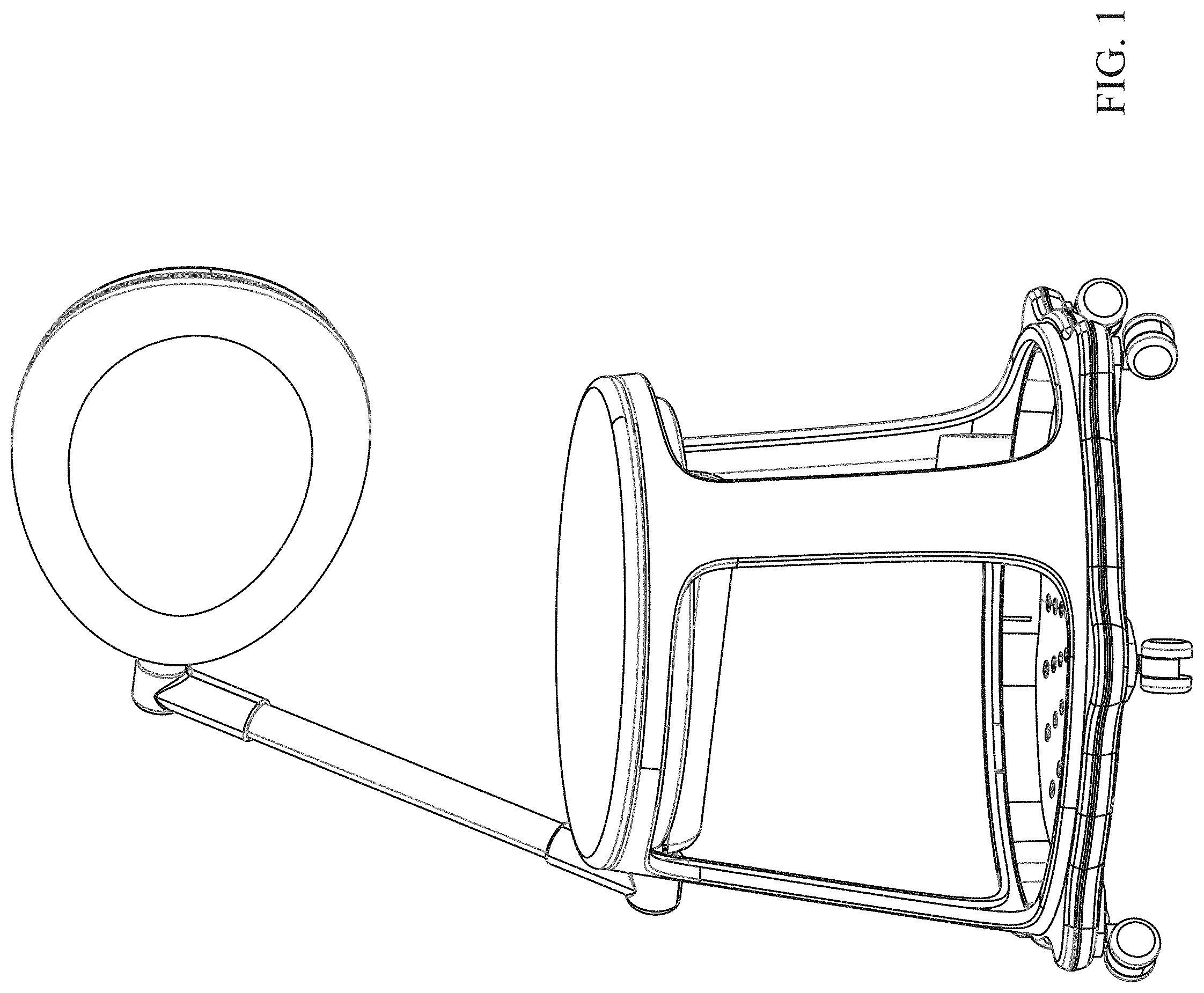 Patent USD1000848 — Adjustable seating device — Figure 1