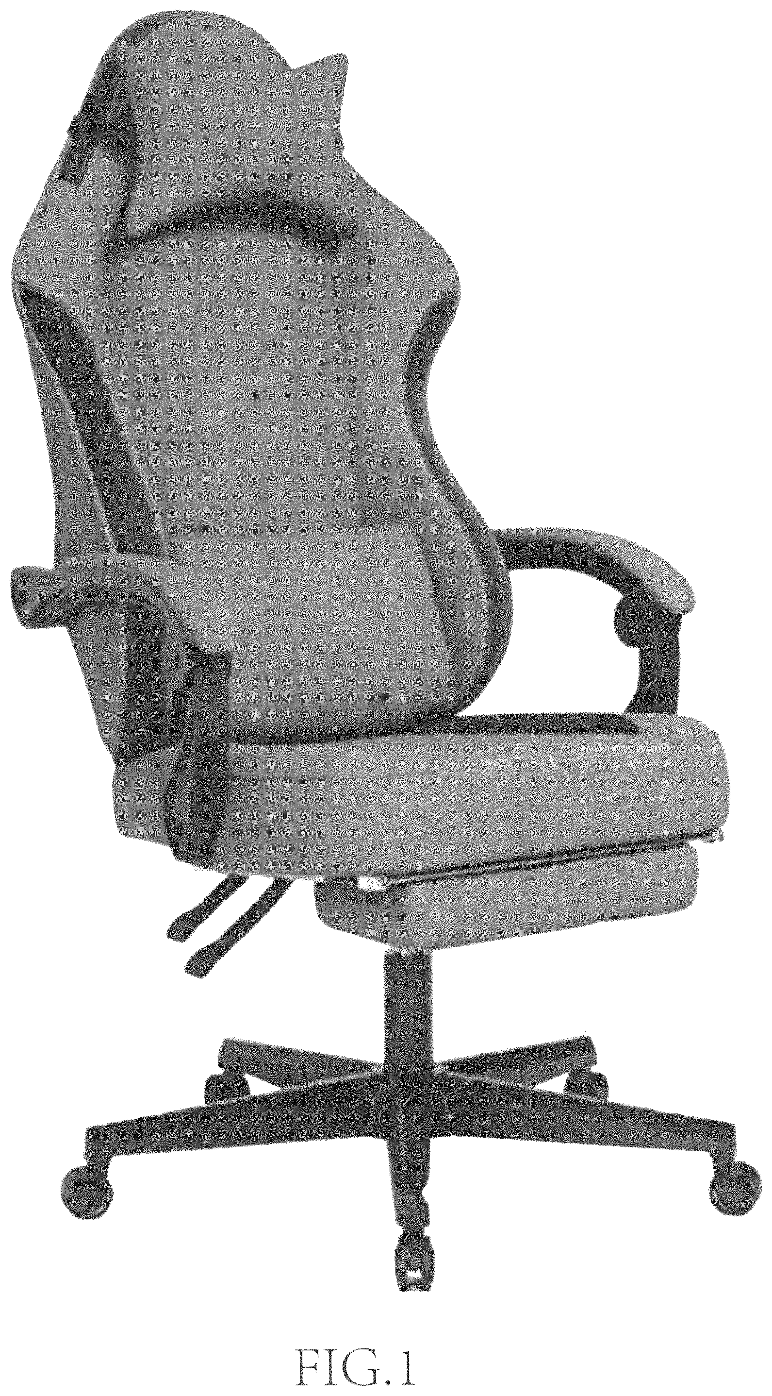 Patent USD1000851 — Gaming chair — Figure 1