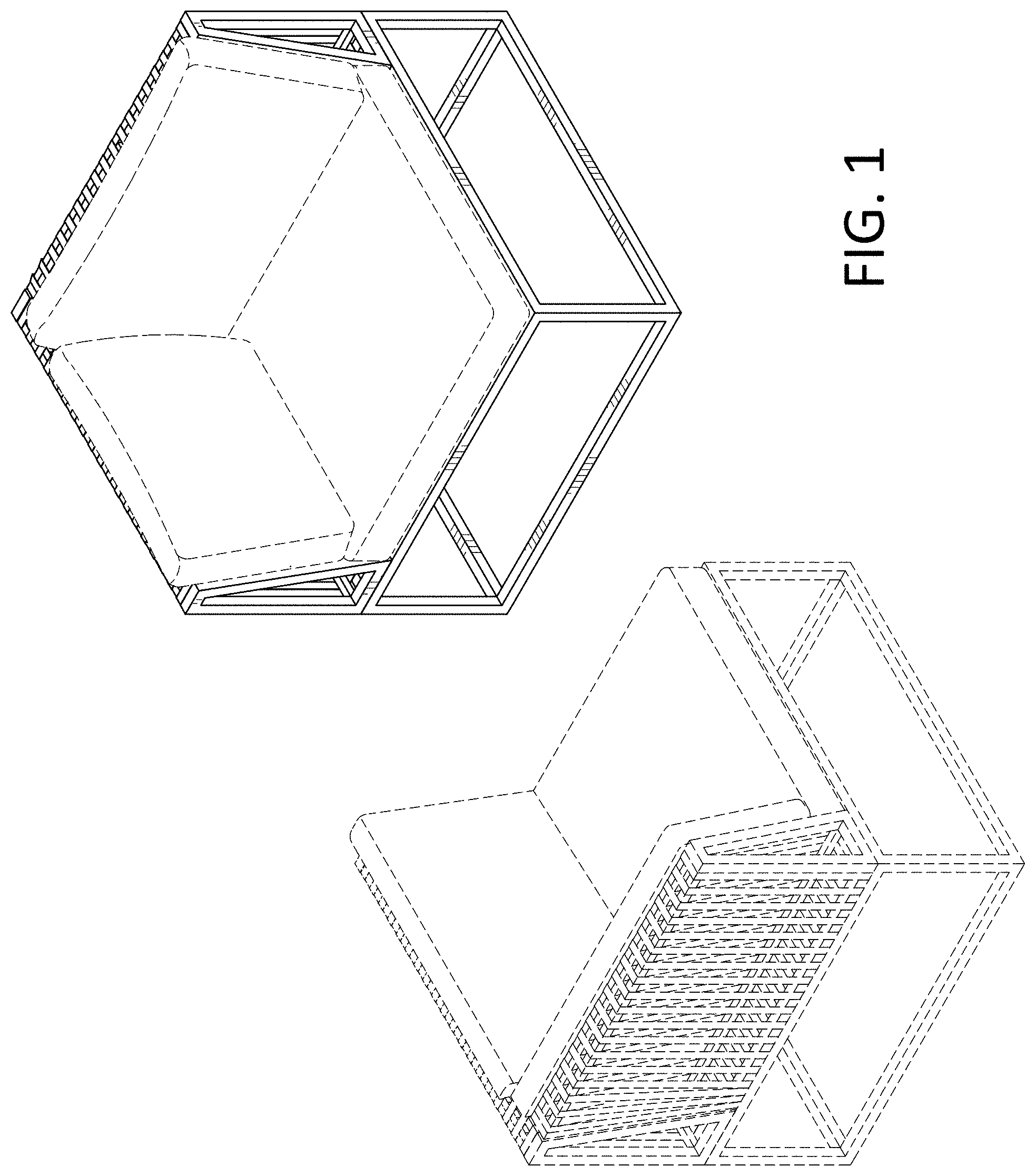 Patent USD1000855 Figure 1 – Patio furniture