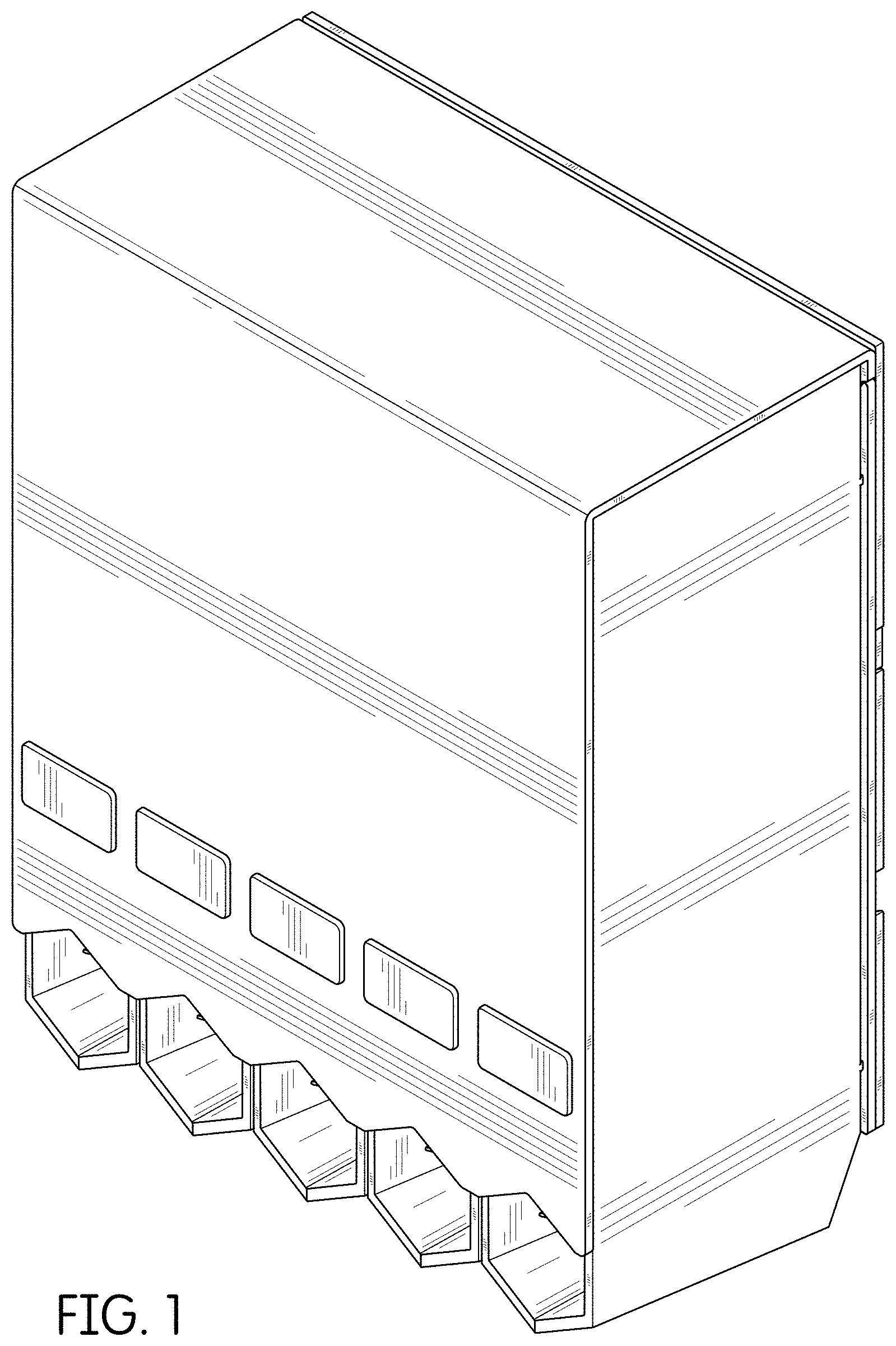 Patent USD1000860 — Needle dispensing and storage device with removable columns — Figure 1