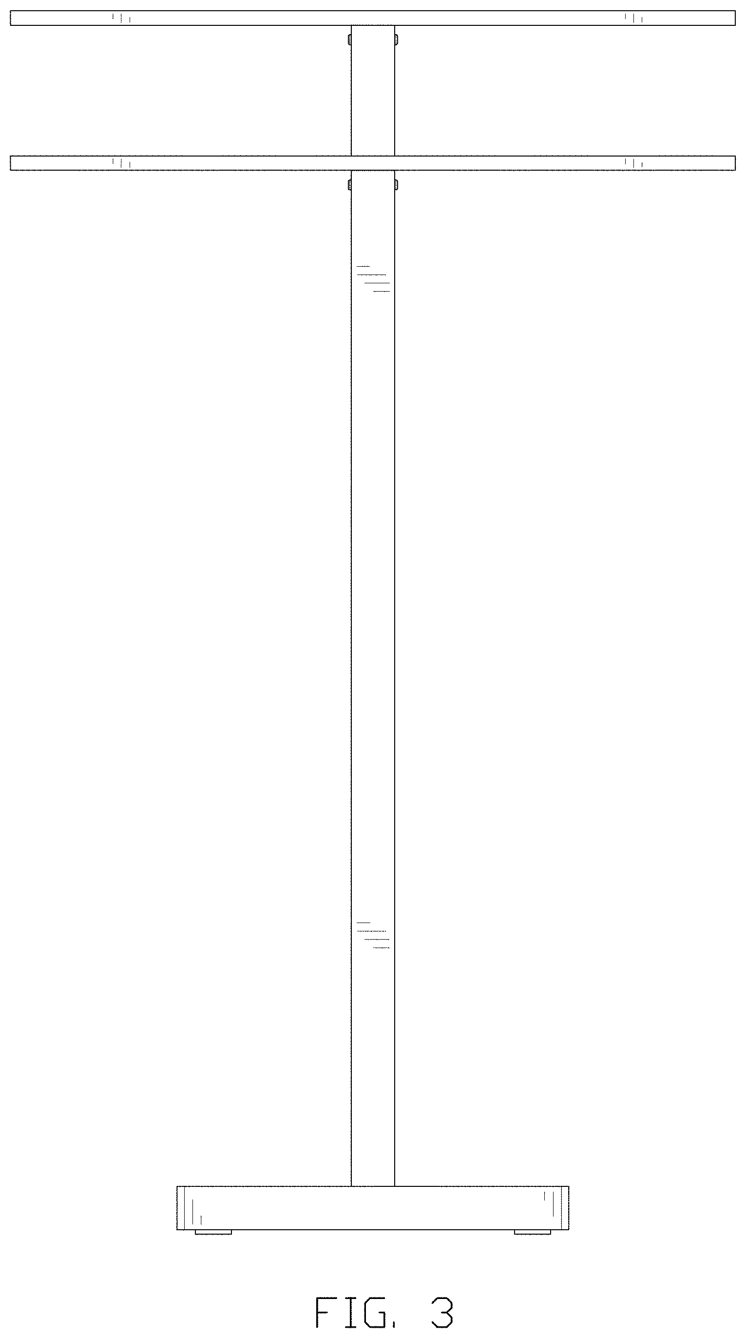 Patent USD1000862 Figure 3 – Towel rack
