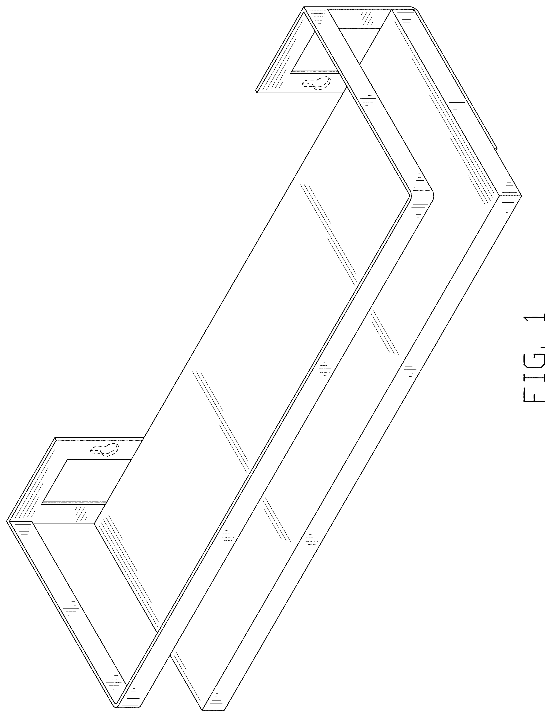Patent USD1000866 — Bathroom shelf — Figure 1