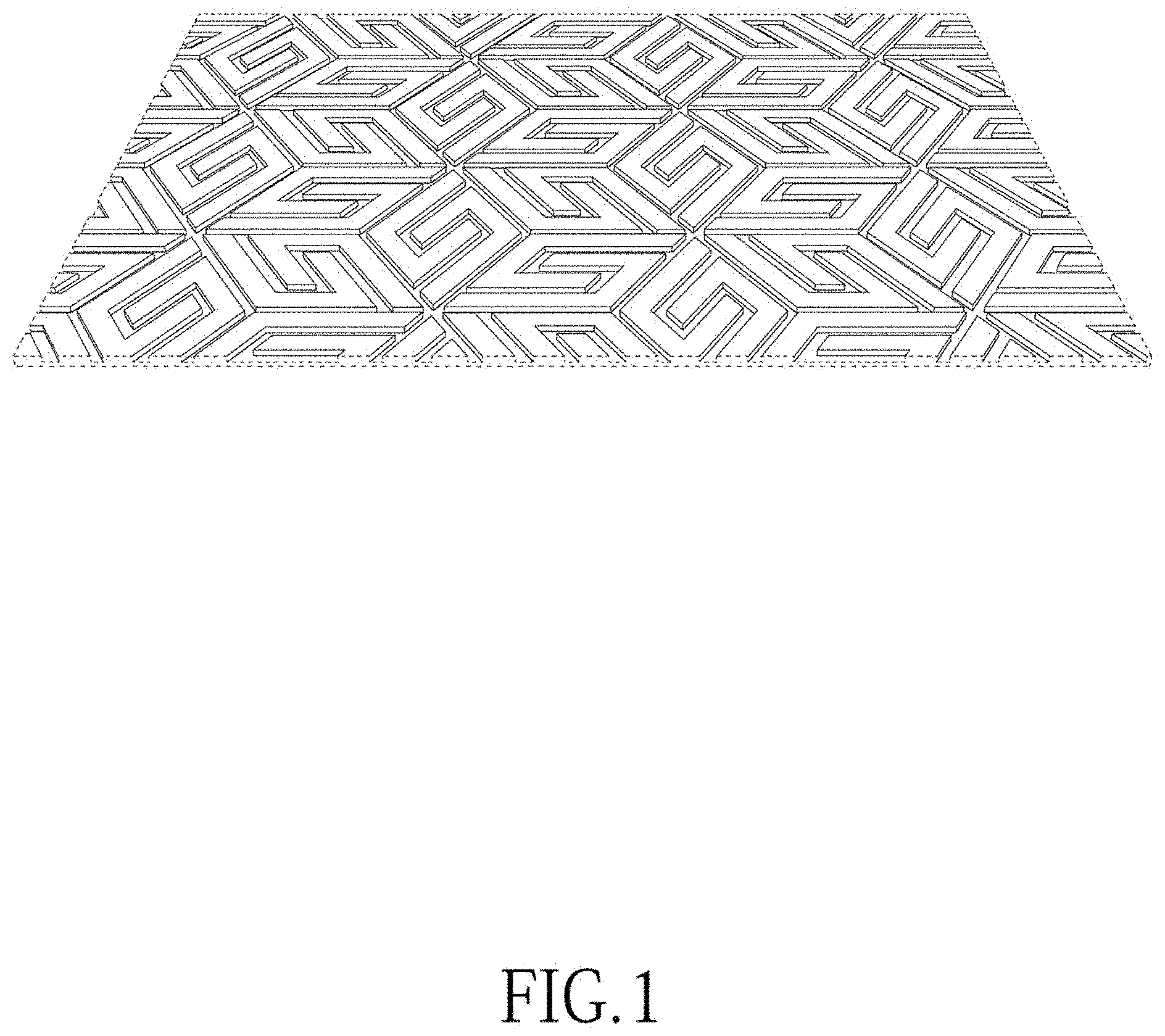 Patent USD1000869 — Floor mat — Figure 1