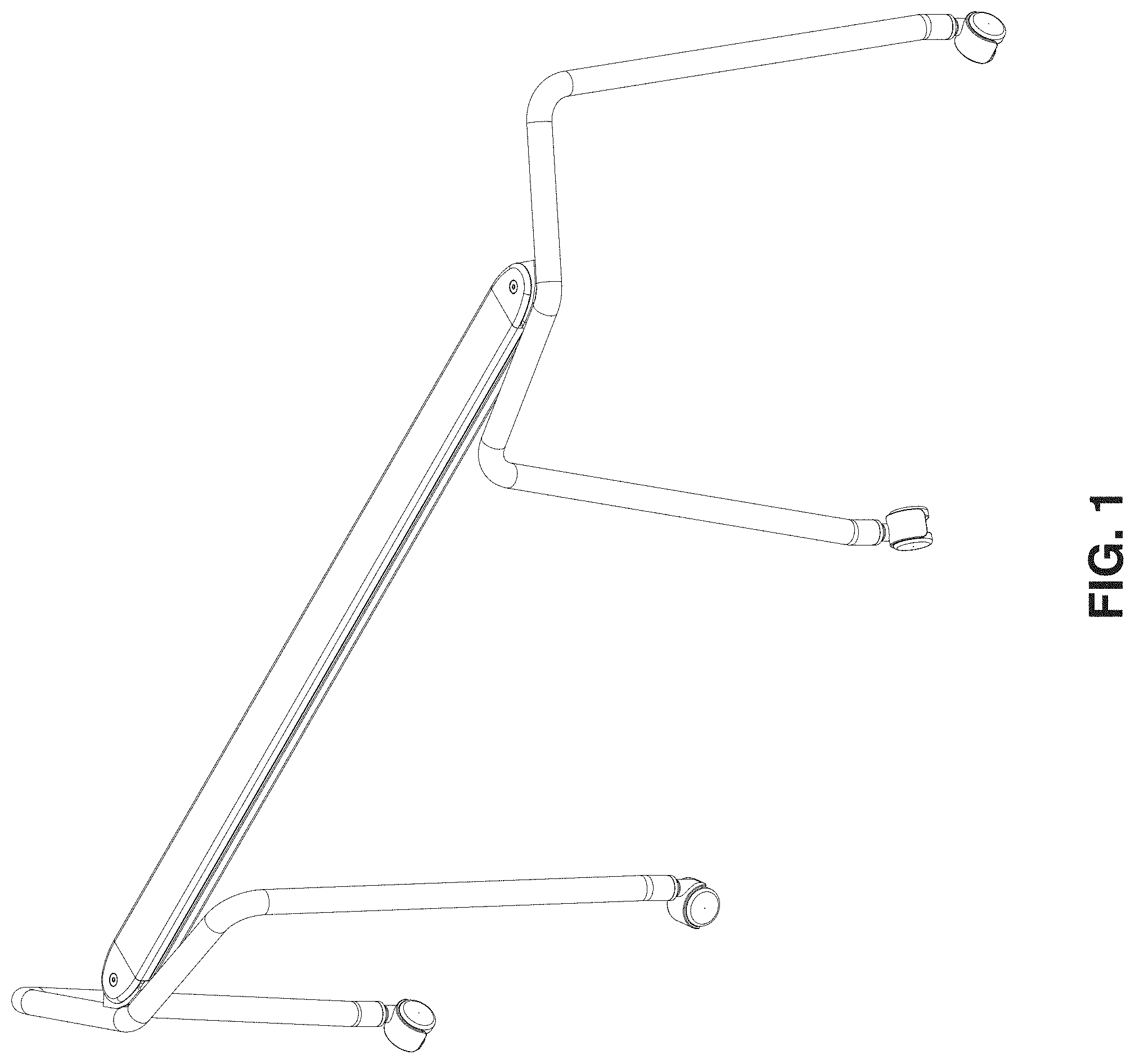 Patent USD1000879 — Foldable table frame — Figure 1