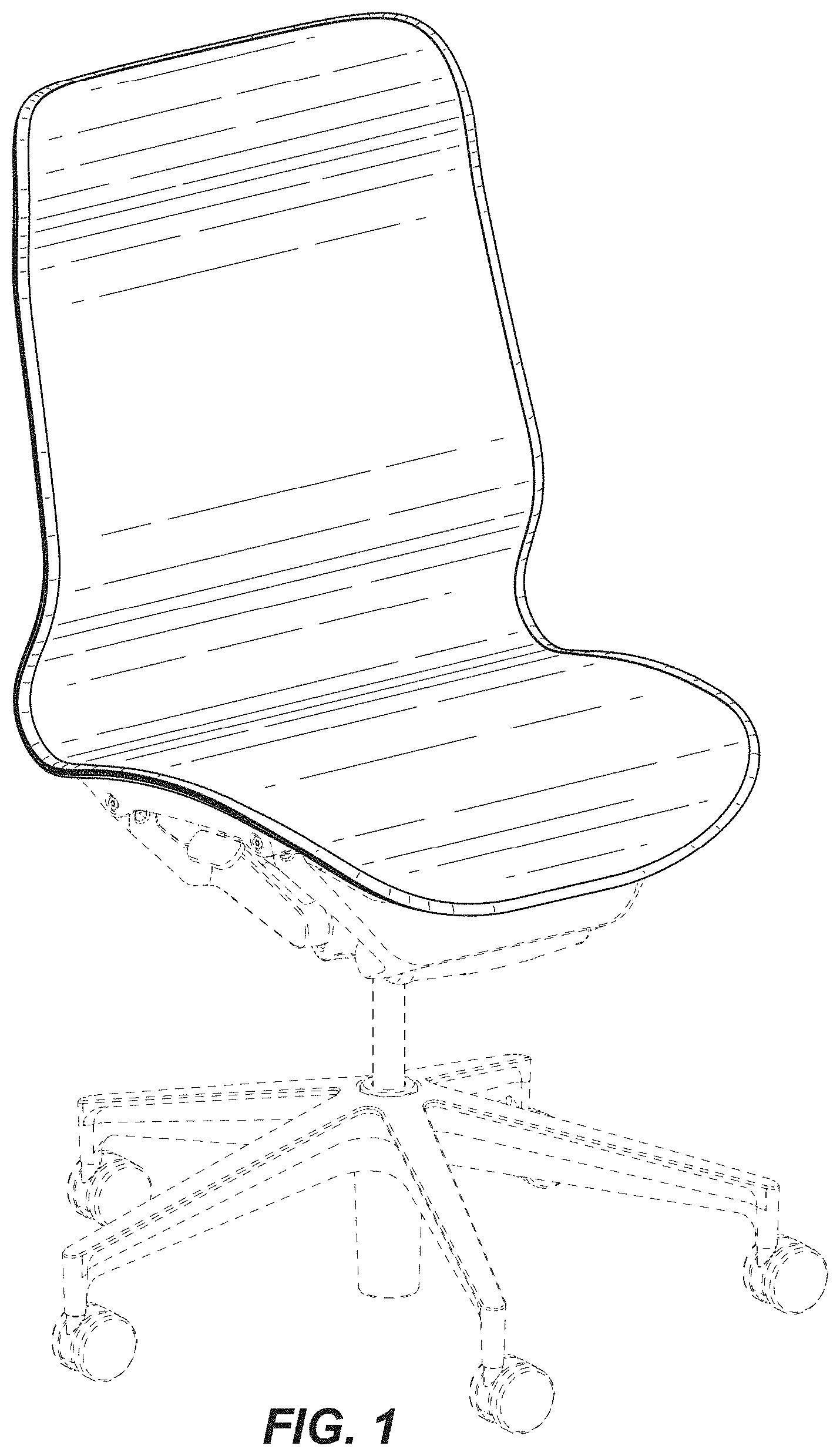 Patent USD1000880 — Chair — Figure 1