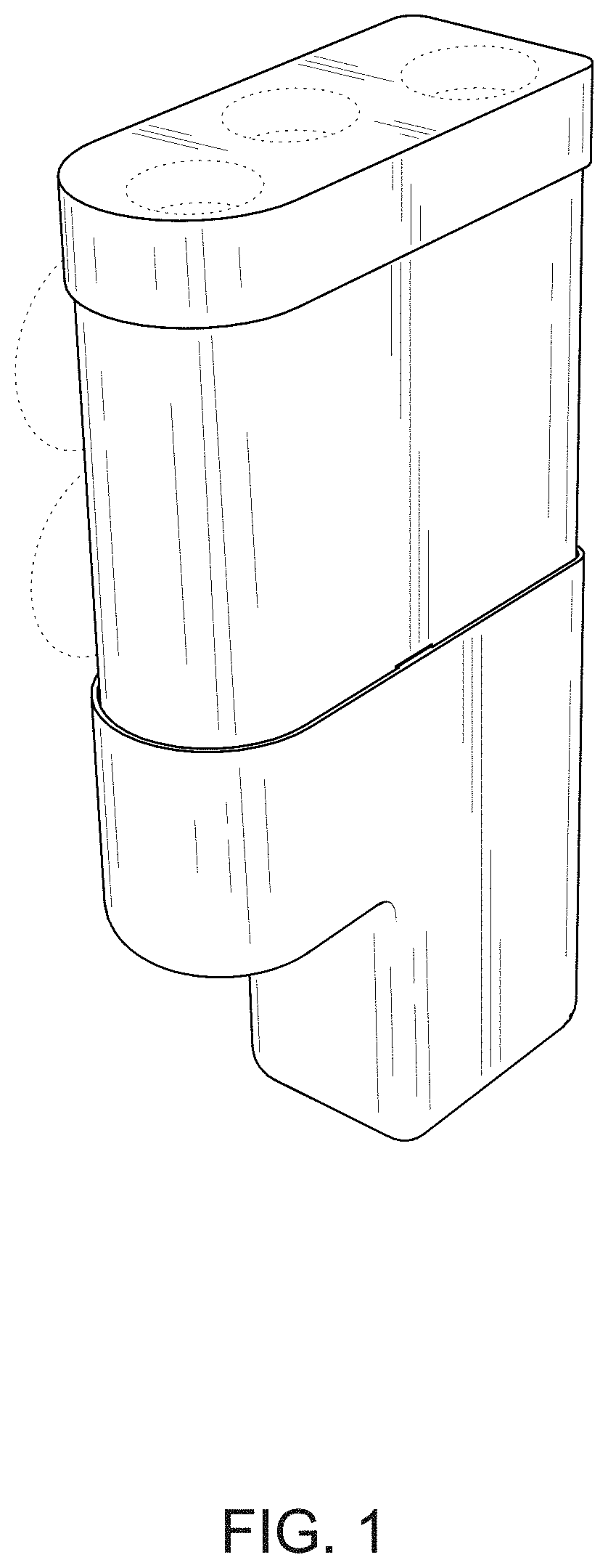 Patent USD1000883 — Liquid and cup dispenser — Figure 1