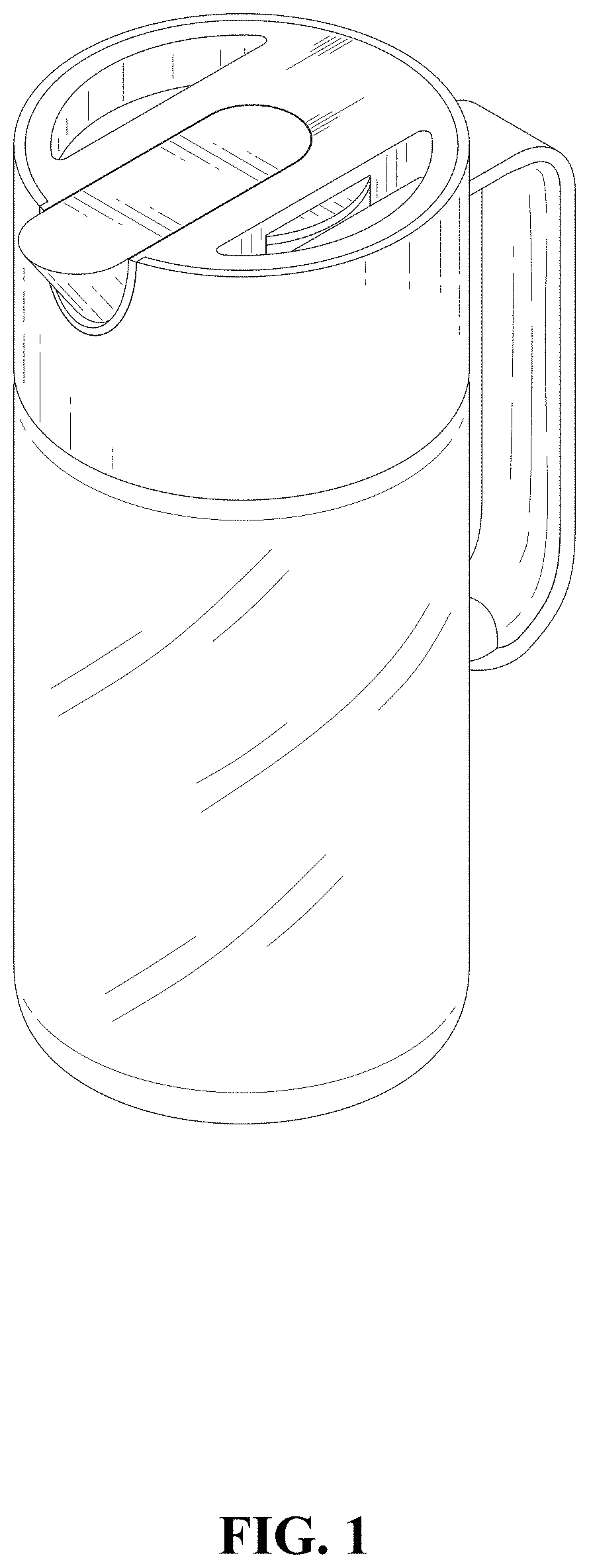 Patent USD1000886 — Snap fastener oil pitcher — Figure 1