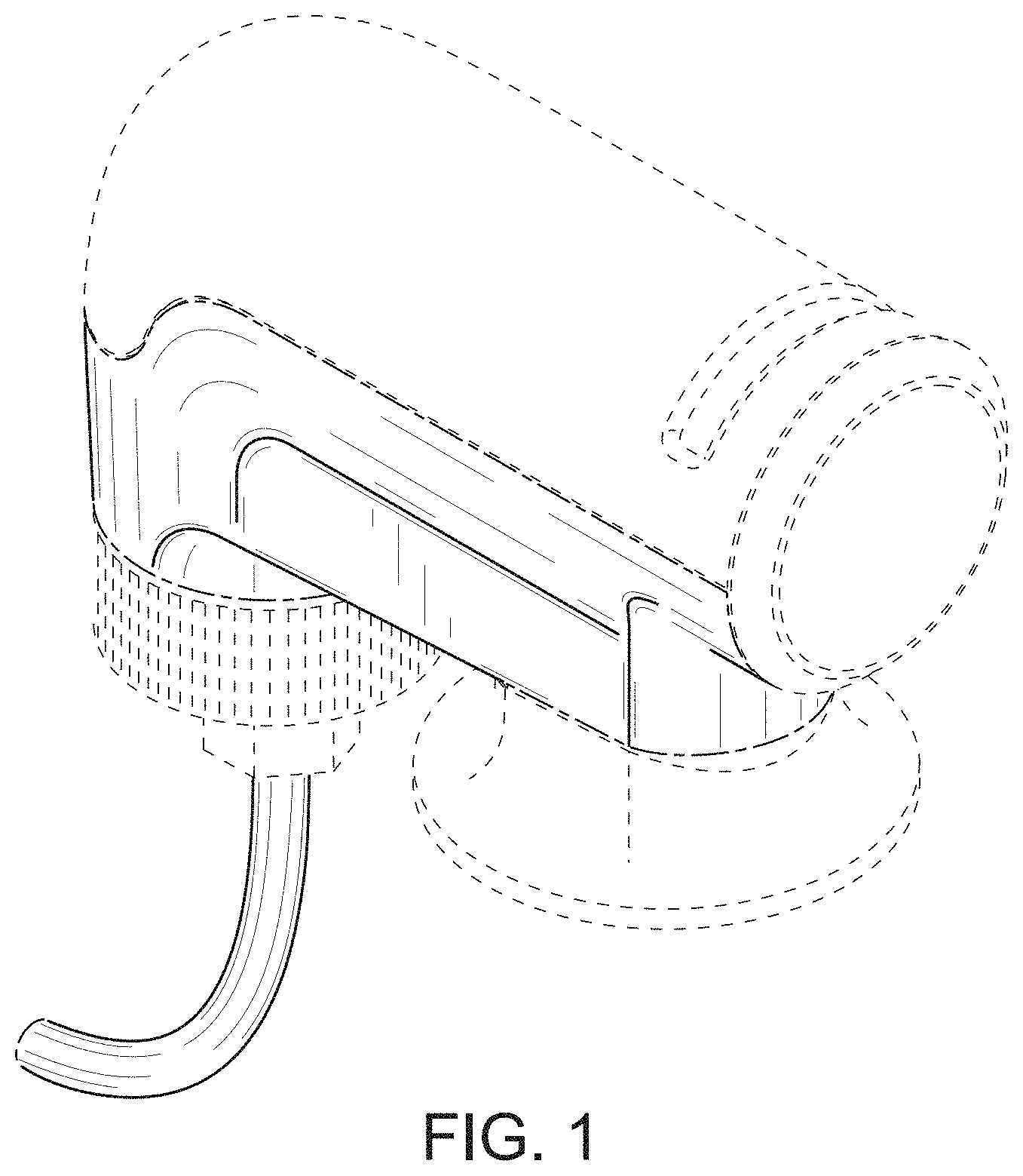 Patent USD1000898 Figure 1 – Bottle pressurizer with hose