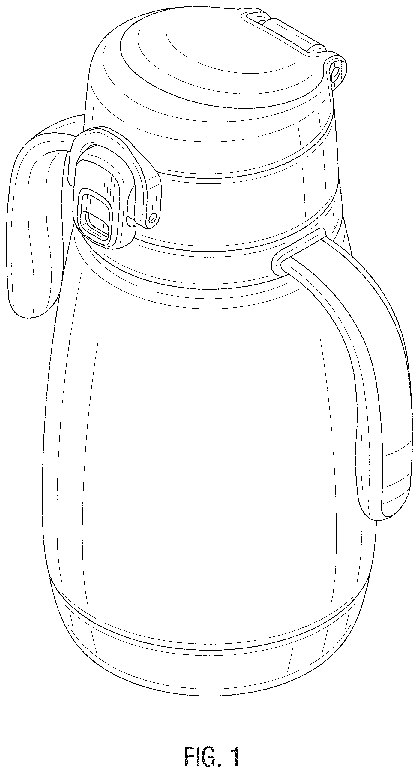 Patent USD1000902 — Drinking flask — Figure 1