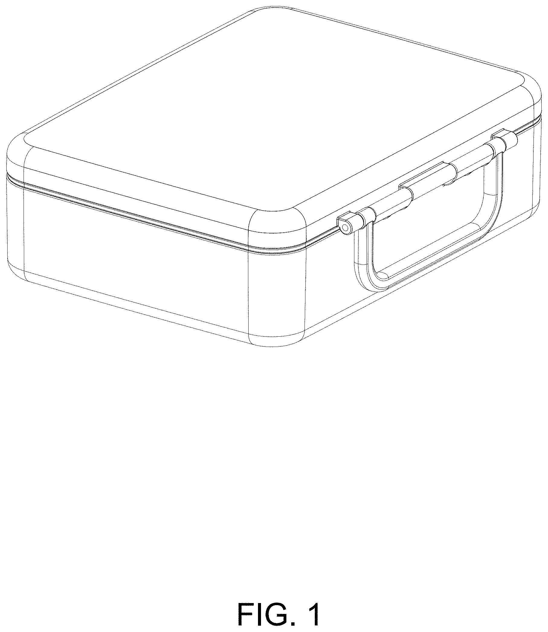 Patent USD1000908 — Lunch box — Figure 1