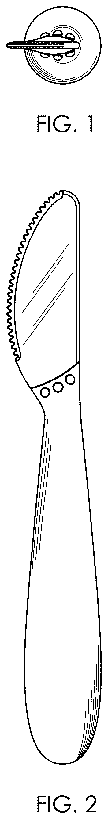 Patent USD1000911 — Toddler's knife — Figure 1