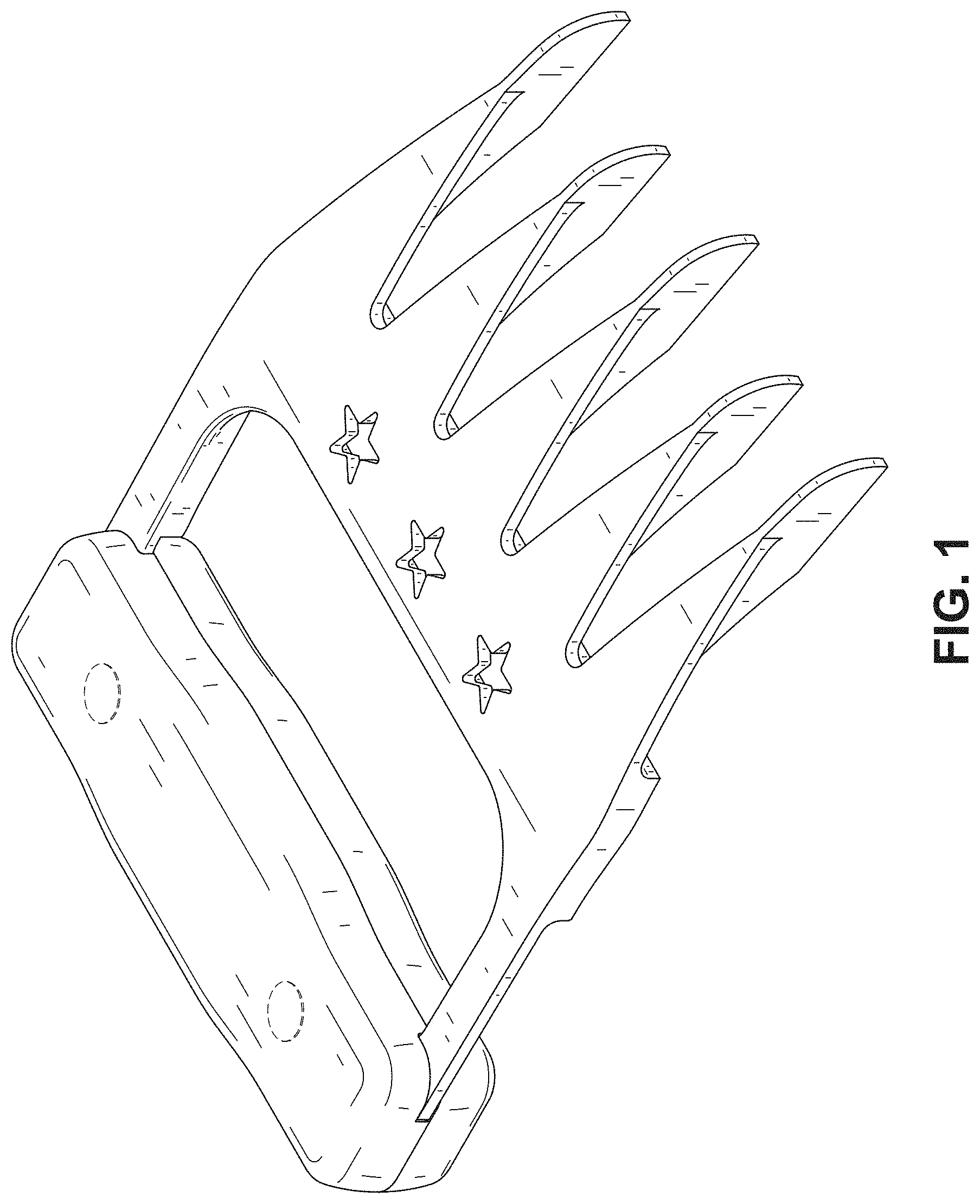 Patent USD1000913 Figure 1 – Meat claw