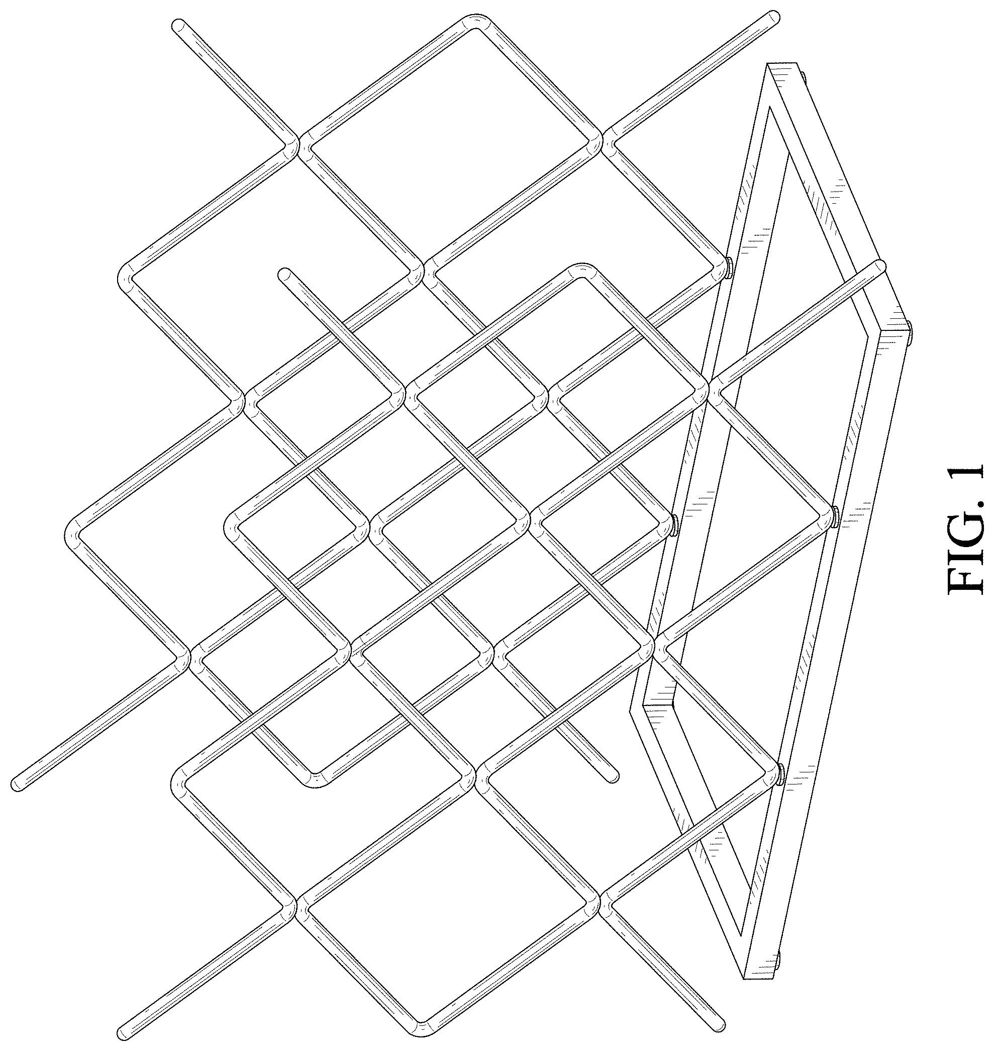 Patent USD1000917 — Wine rack — Figure 1