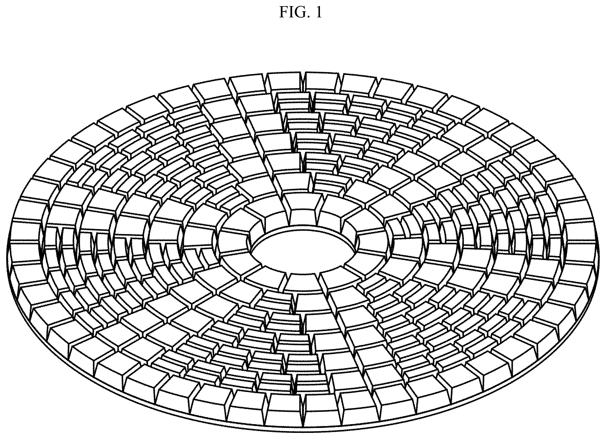 Patent USD1000928 — Polishing pad — Figure 1