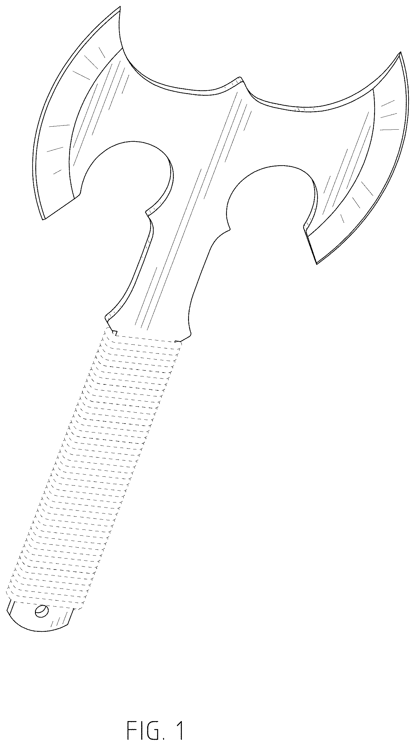 Patent USD1000930 — Axe — Figure 1