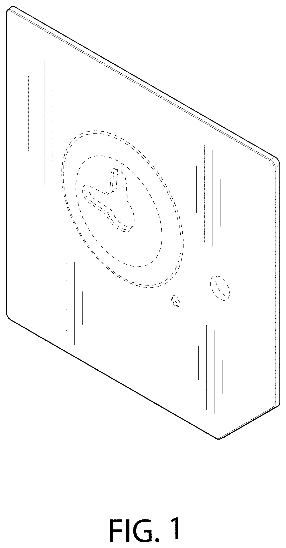 Patent USD1000935 — Hanging bracket — Figure 1