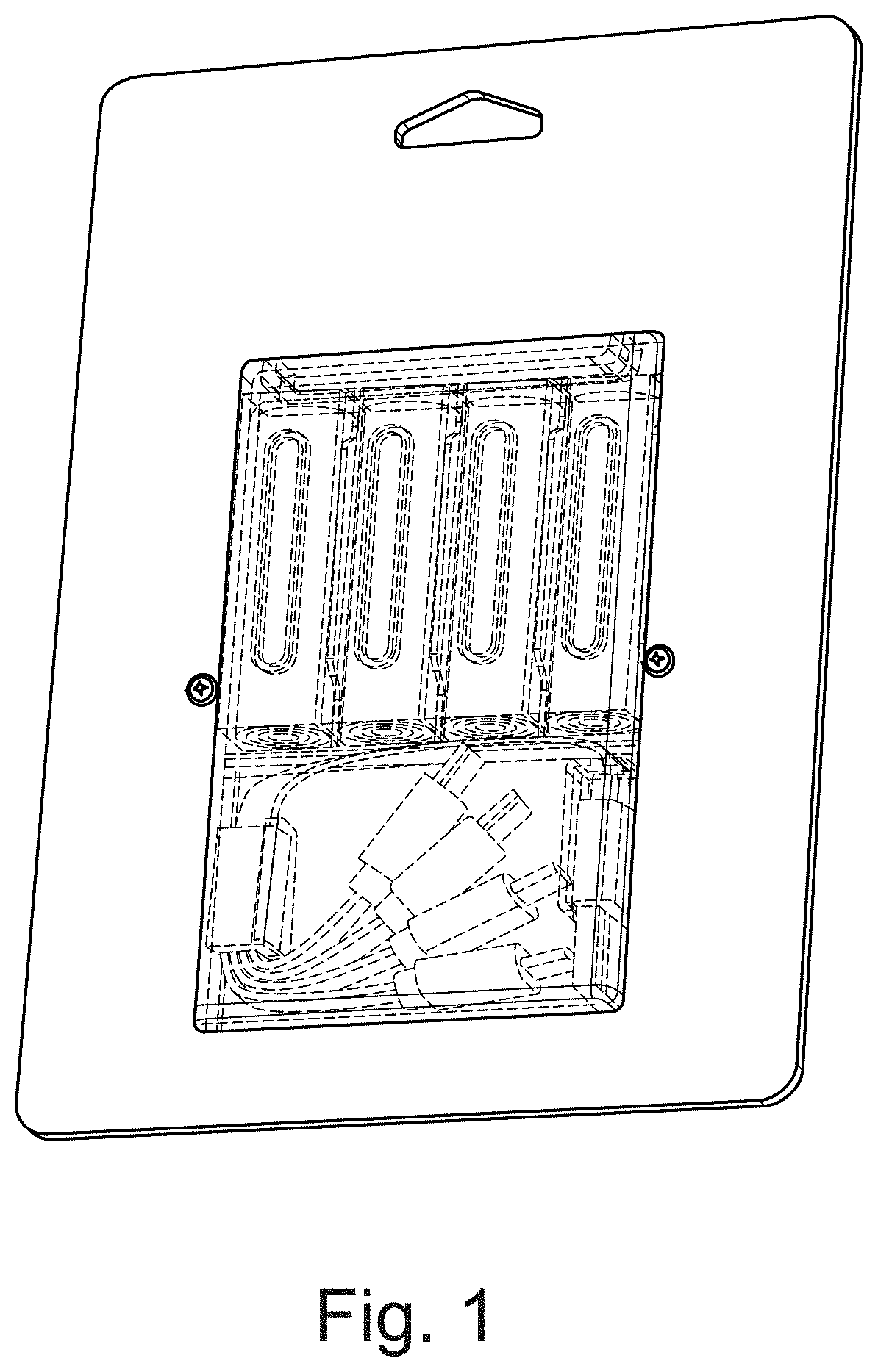 Patent USD1000950 Figure 1 – Battery package