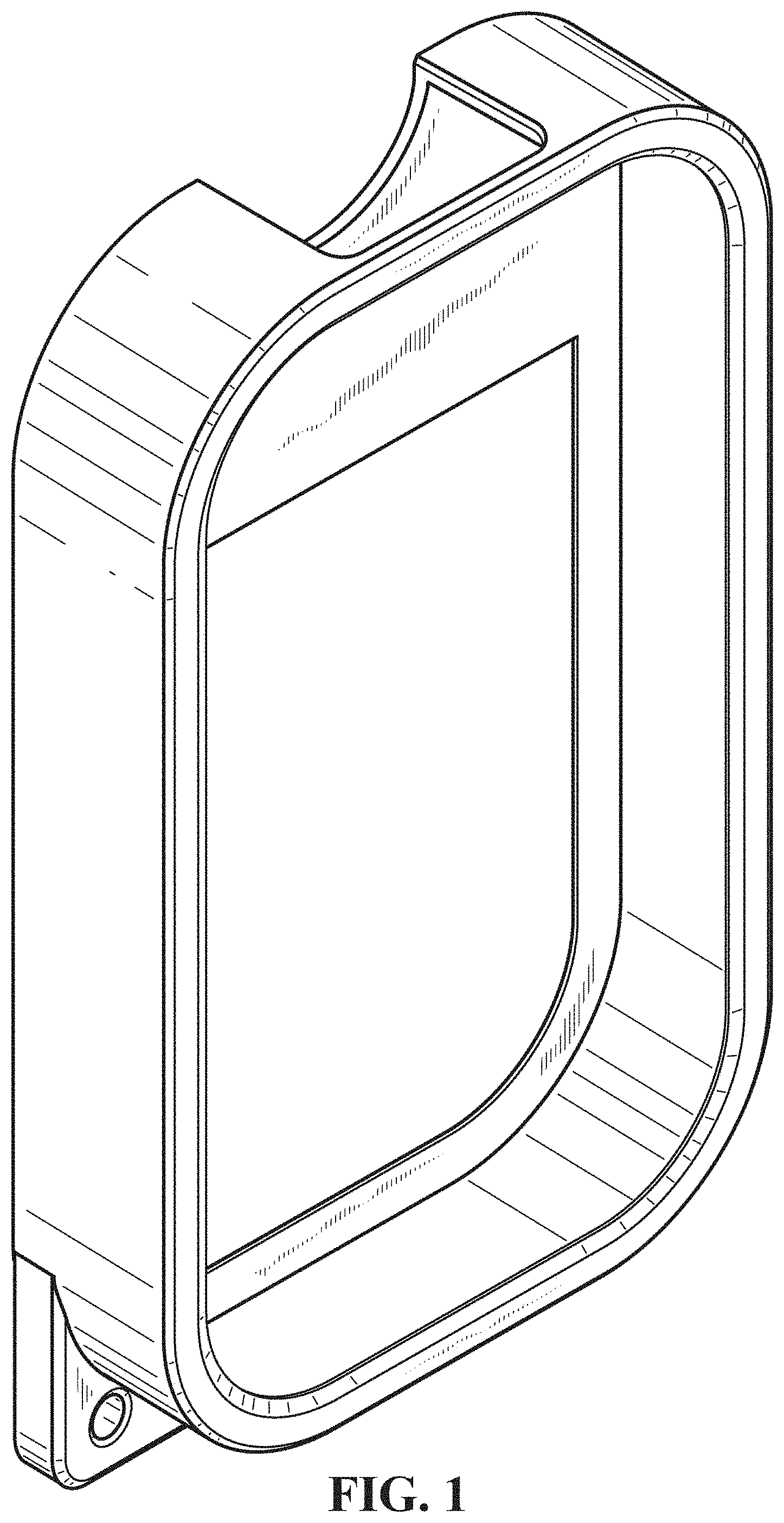 Patent USD1000955 — Hand sanitizer case — Figure 1