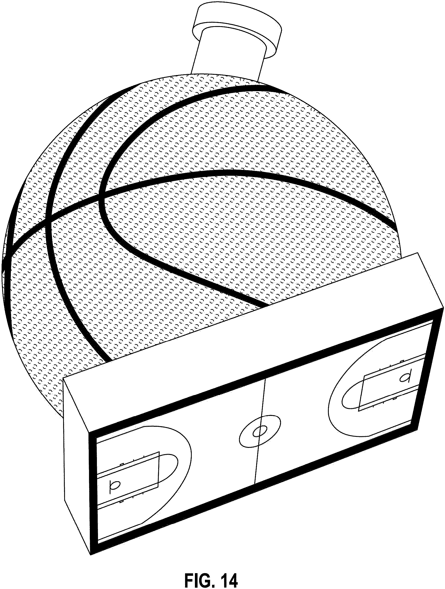 Patent USD1000961 Figure 14 – Bottle