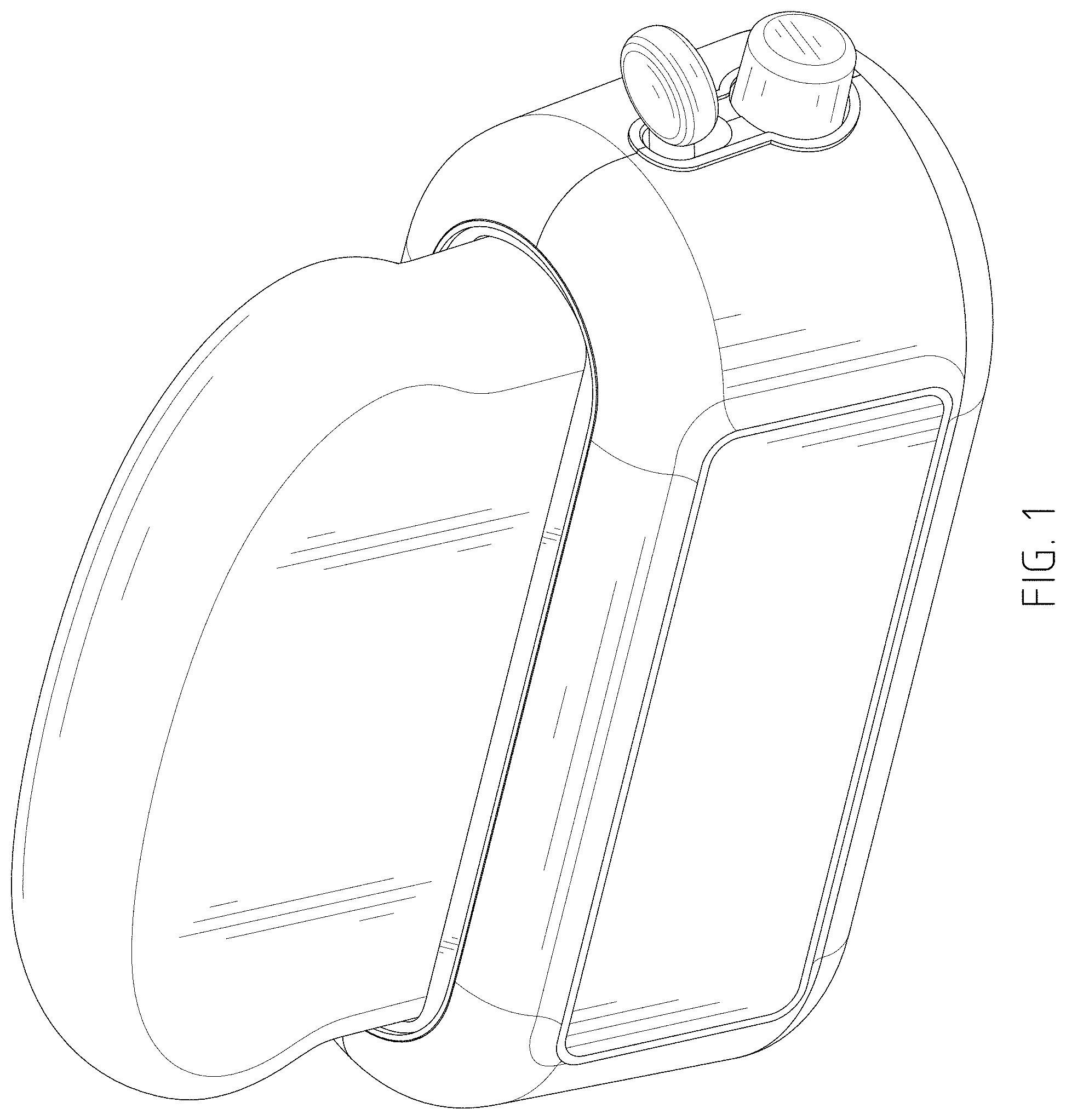 Patent USD1000963 — Clock — Figure 1