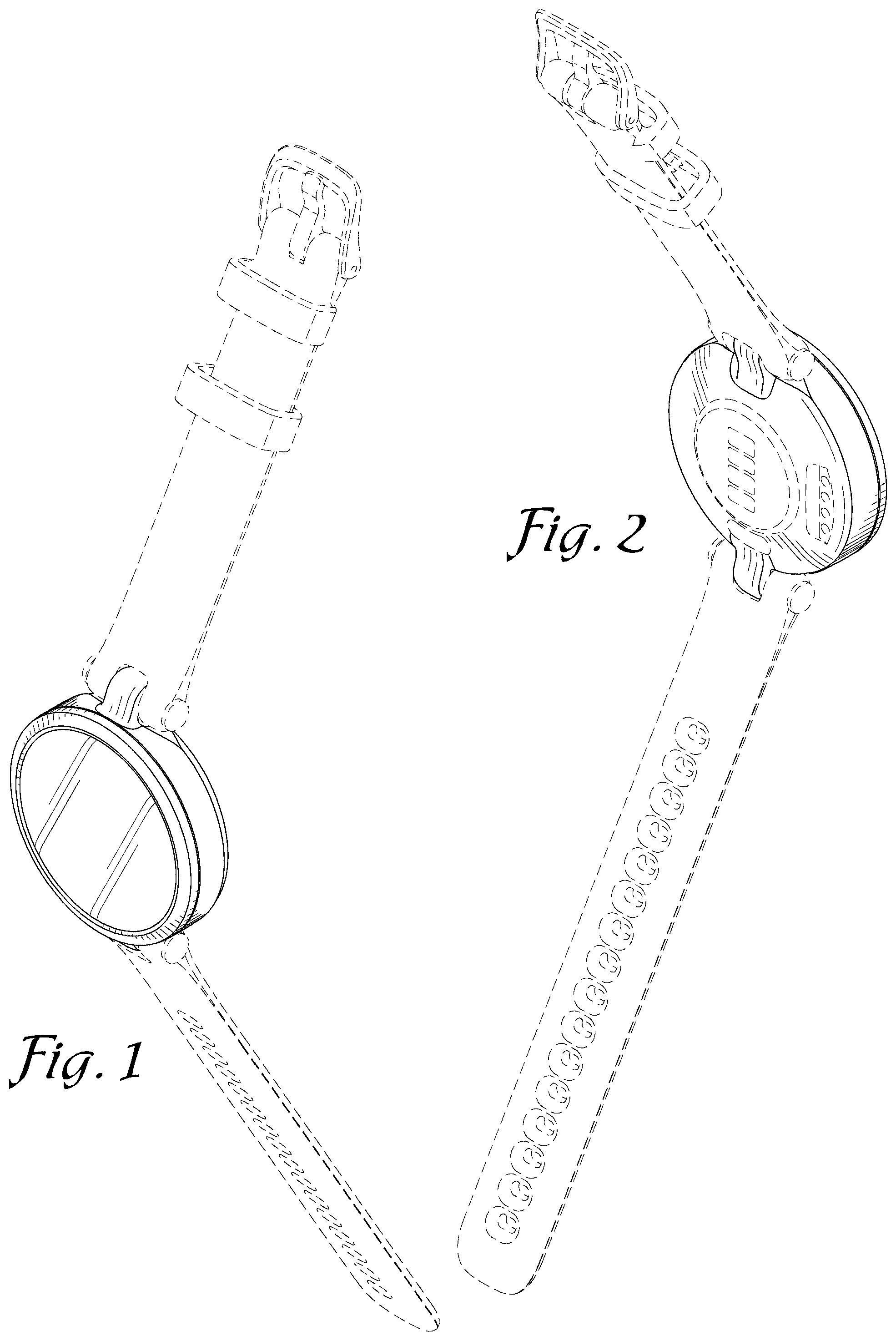 Patent USD1000964 — Watch with display — Figure 1