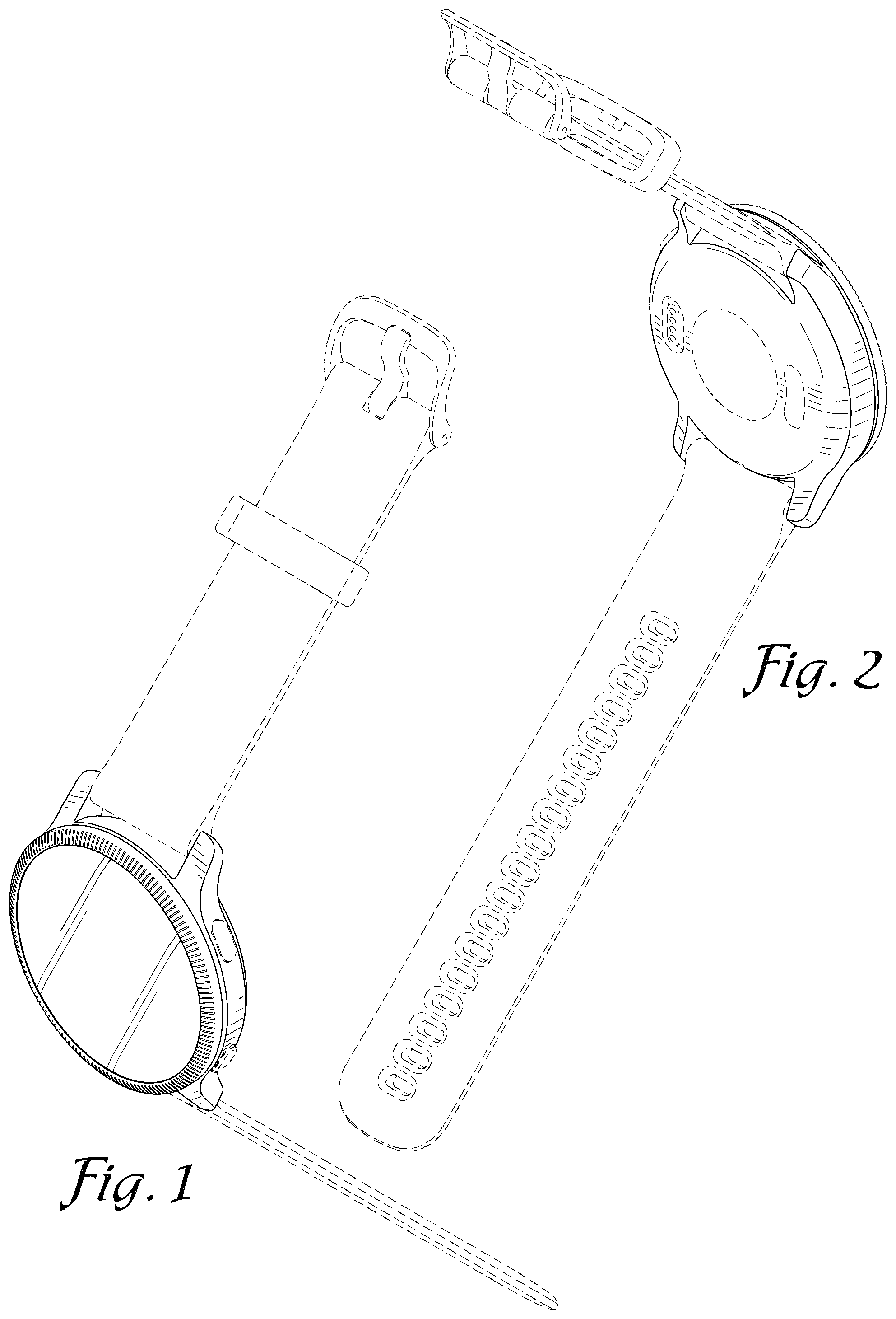 Patent USD1000965 — Watch with display — Figure 1