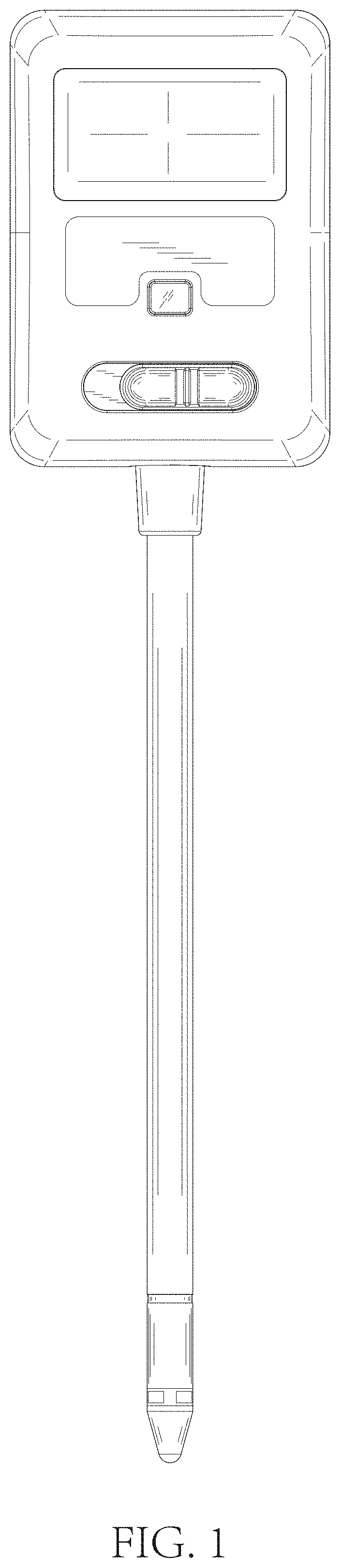 Patent USD1000974 Figure 1 – Soil tester