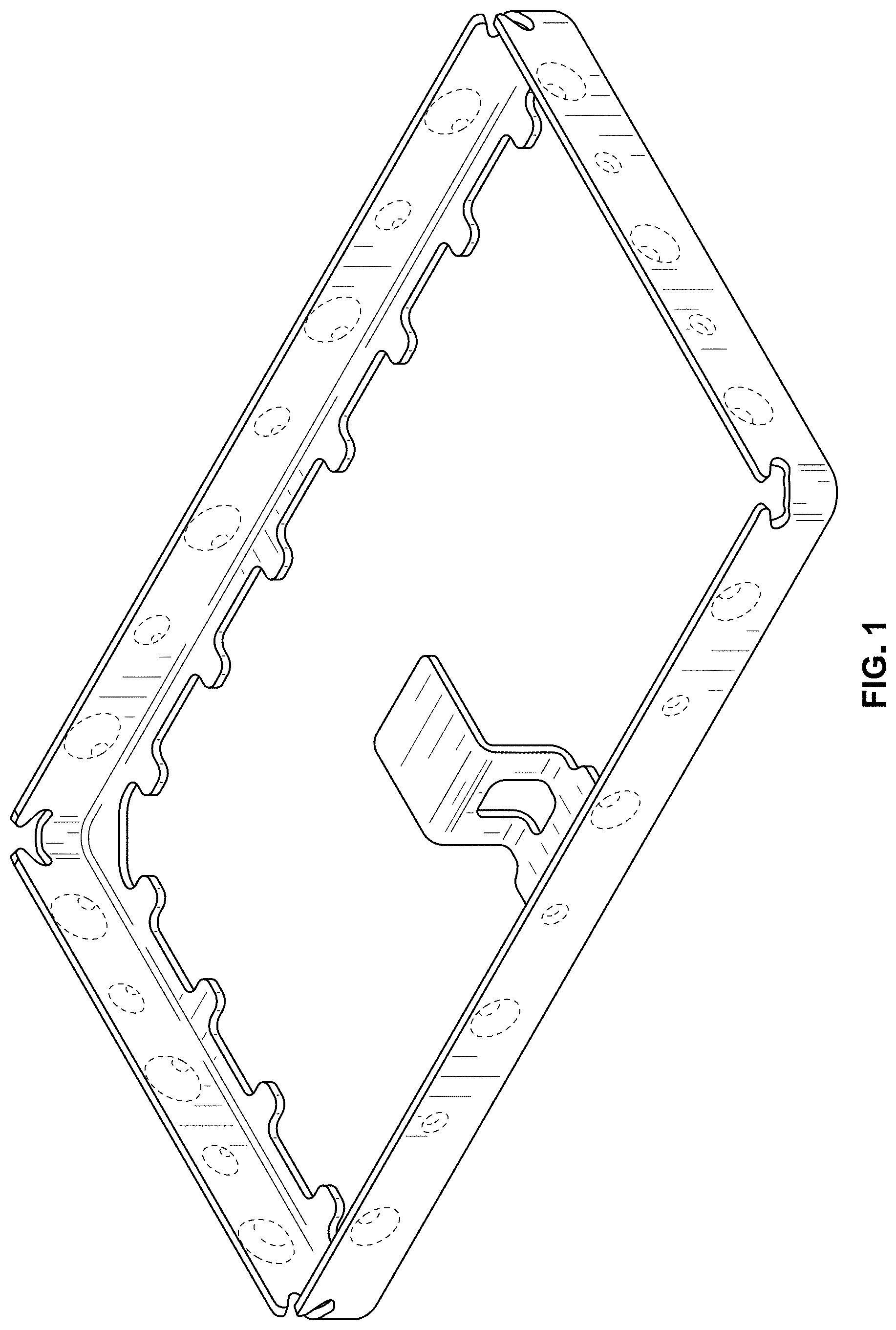 Patent USD1000986 — Frame for shielding assembly — Figure 1