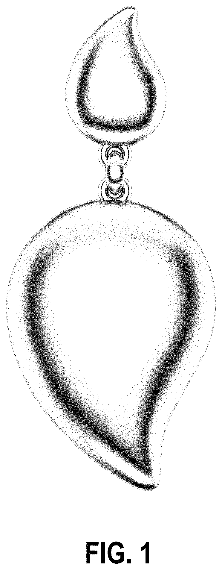 Patent USD1000995 — Earring — Figure 1