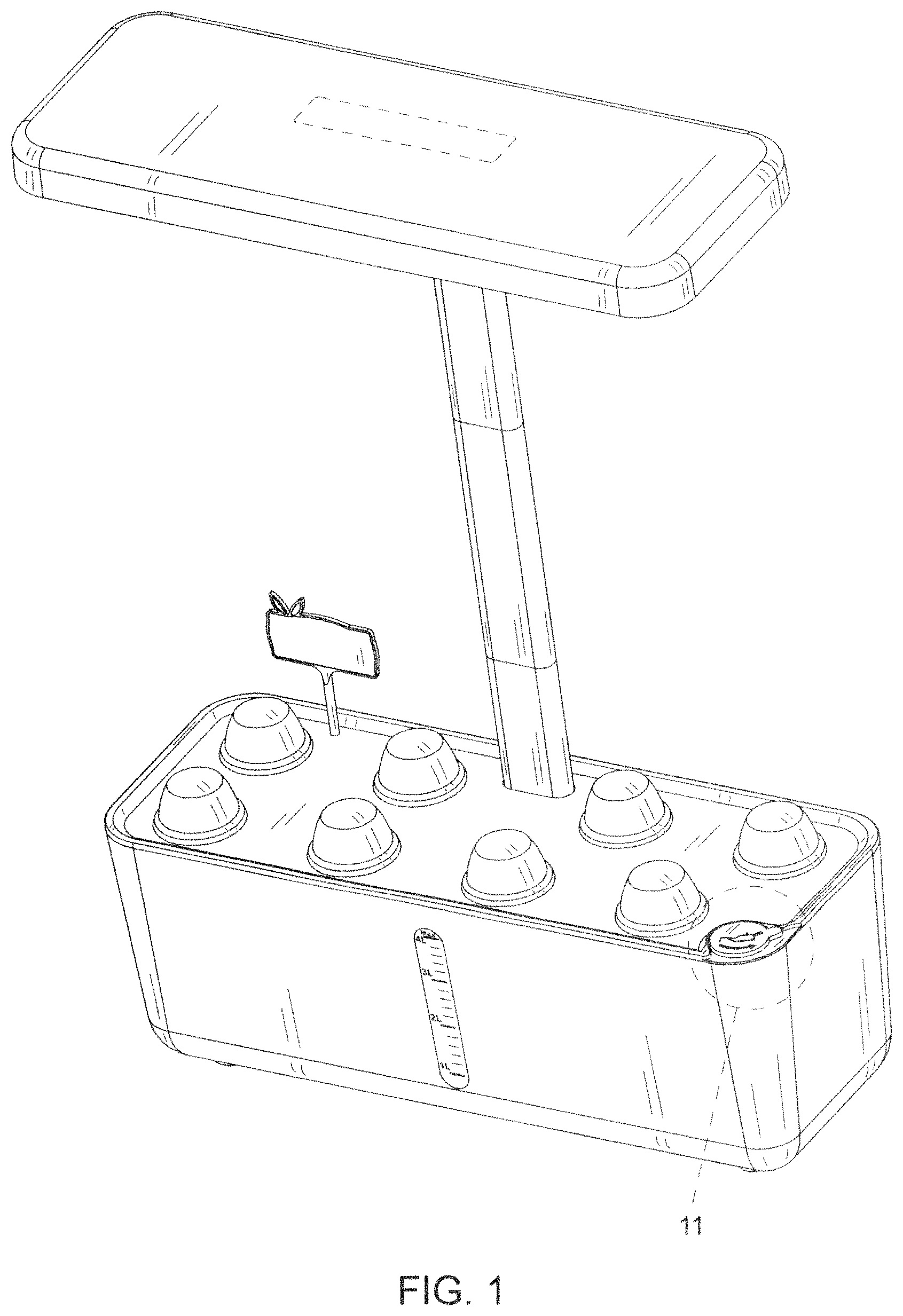 Patent USD1001001 — Plant light — Figure 1