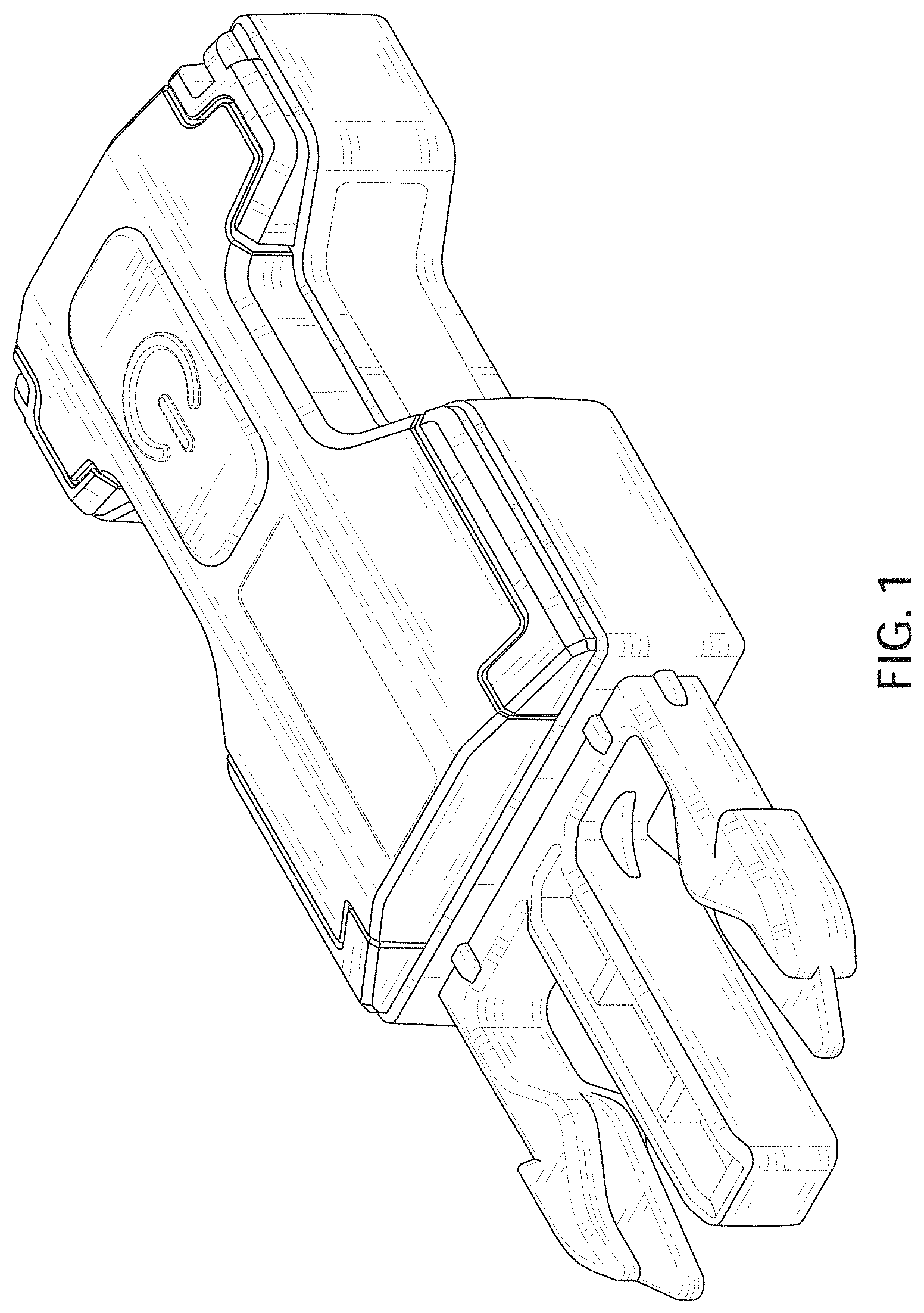 Patent USD1001007 Figure 1 – Buckle