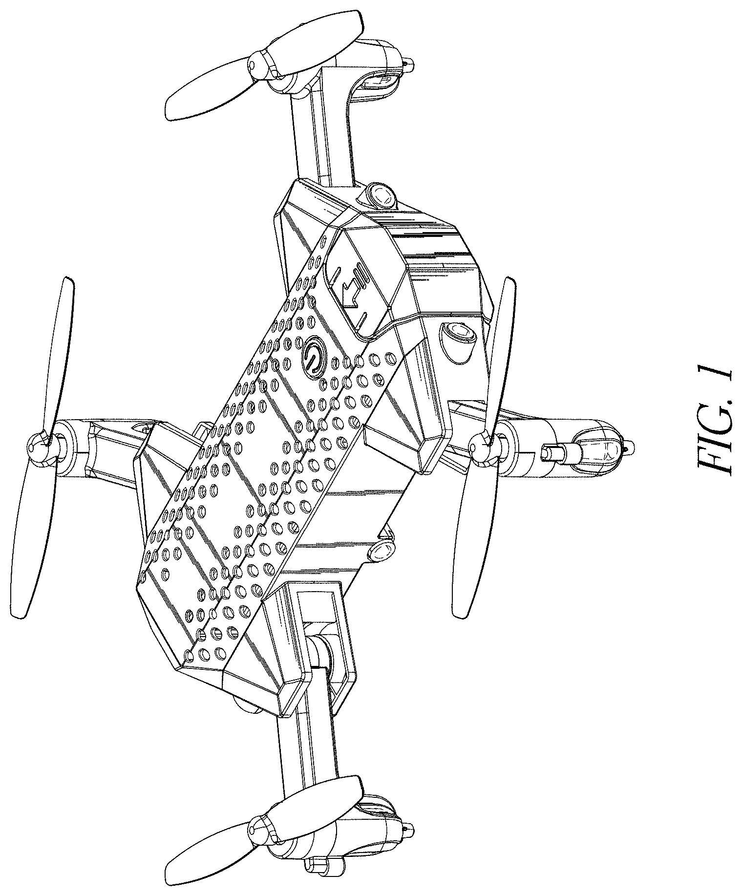 Patent USD1001009 — Quadcopter — Figure 1