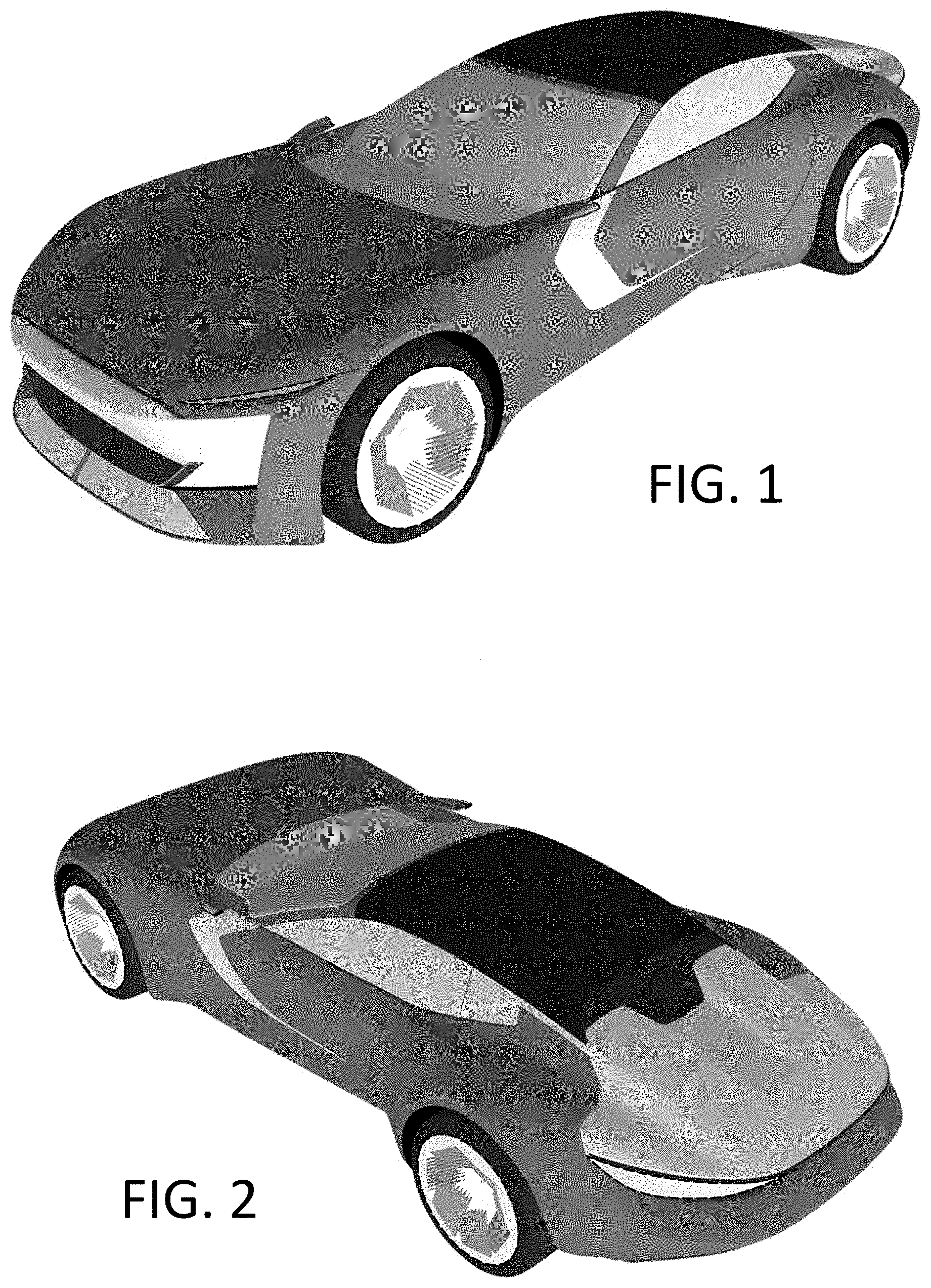 Patent USD1001015 — Motor vehicle, toy vehicle replica and/or other replica — Figure 1