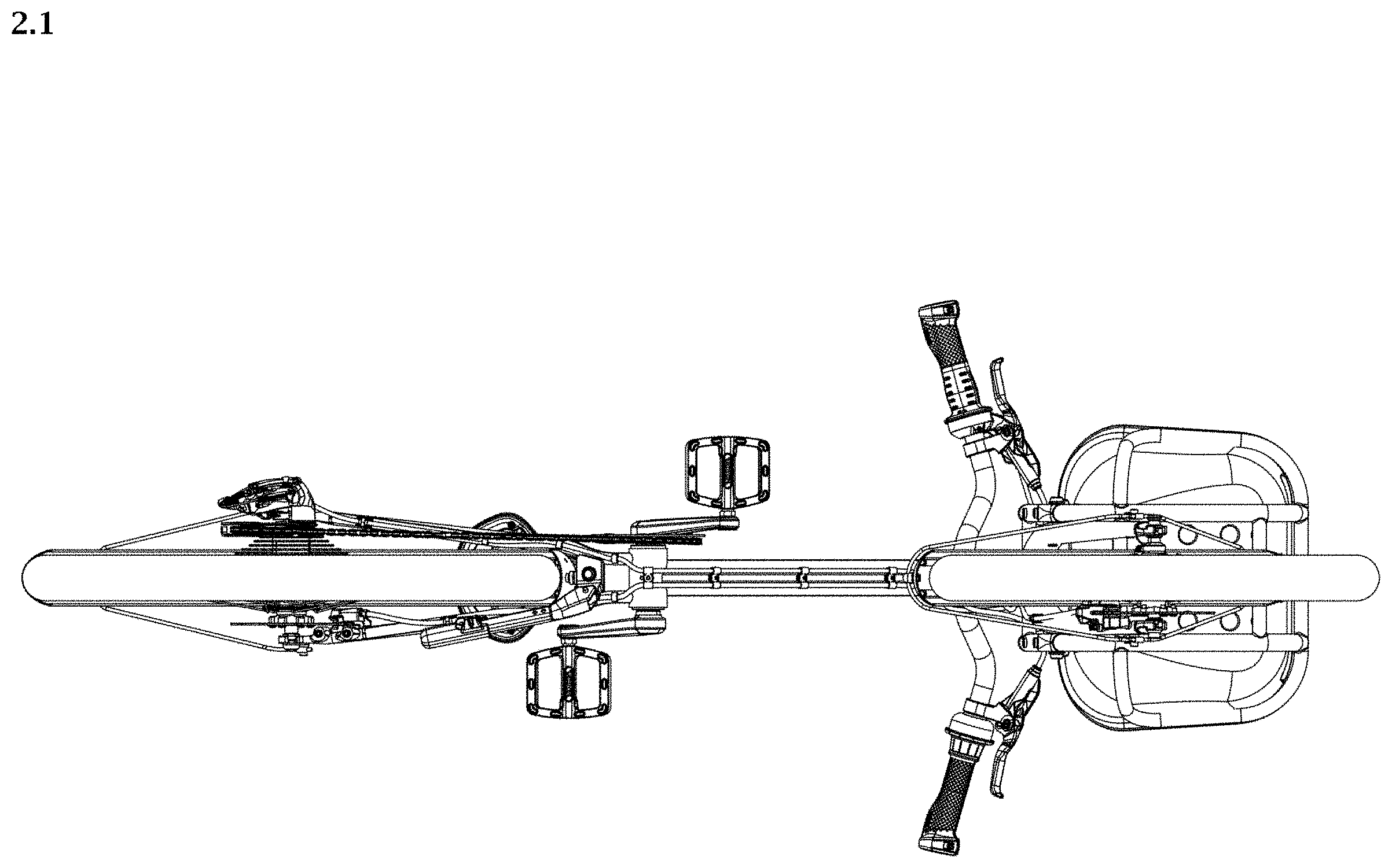 Patent USD1001019 Figure 1 – Bicycle