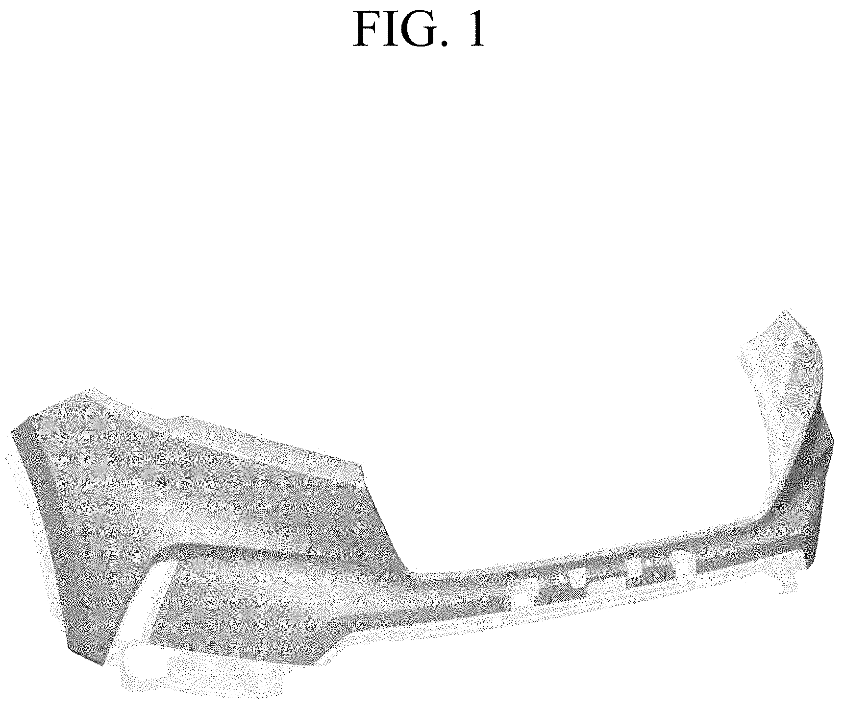 Patent USD1001026 — Front bumper for automobile — Figure 1