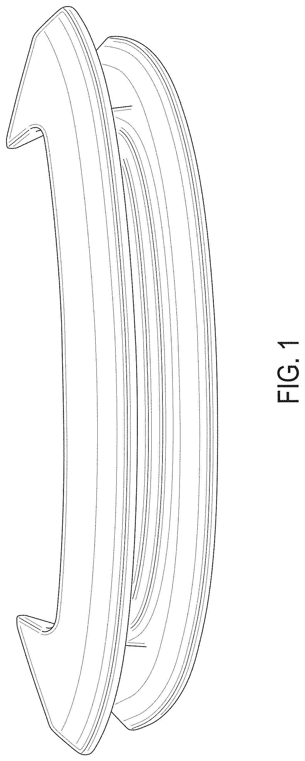 Patent USD1001028 — Rear spoiler for motor vehicle — Figure 1