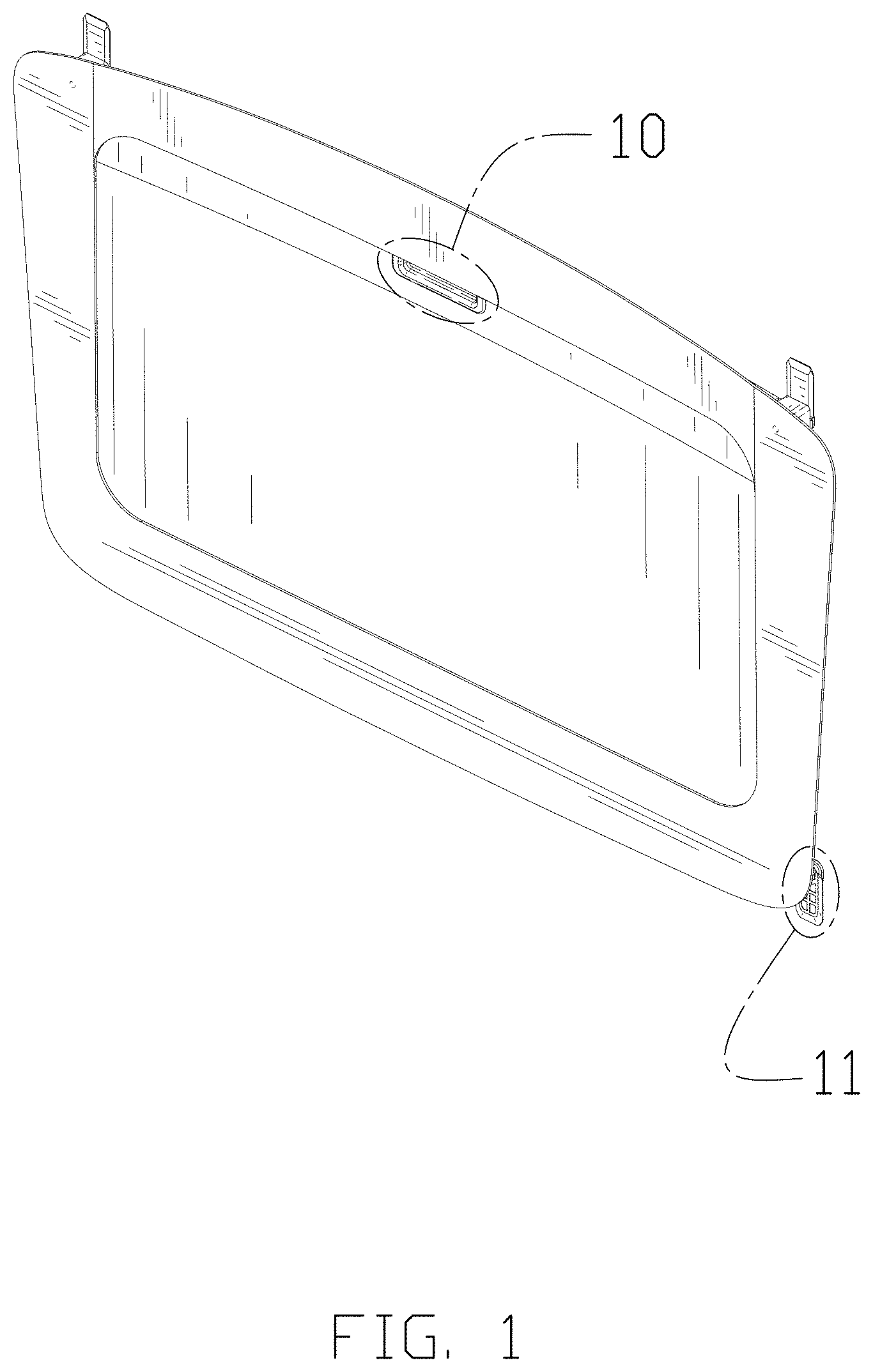 Patent USD1001030 — Sunshade — Figure 1