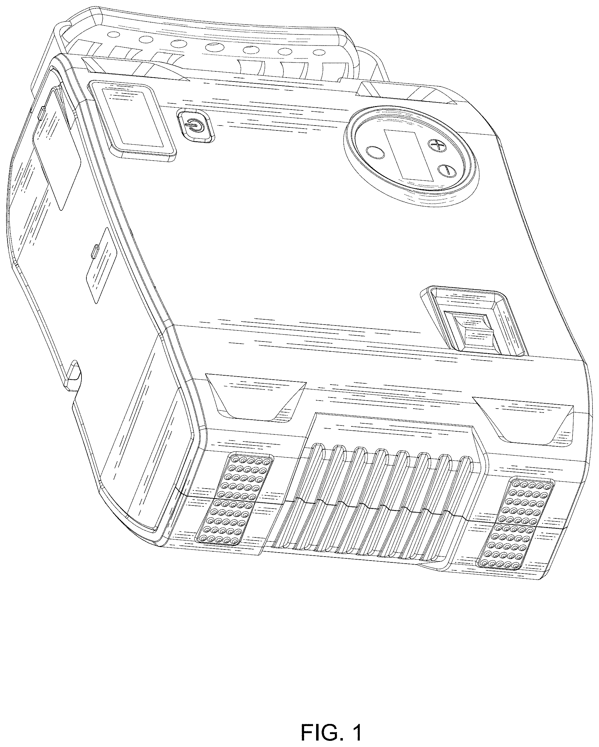Patent USD1001065 — Jump starter with inflator — Figure 1