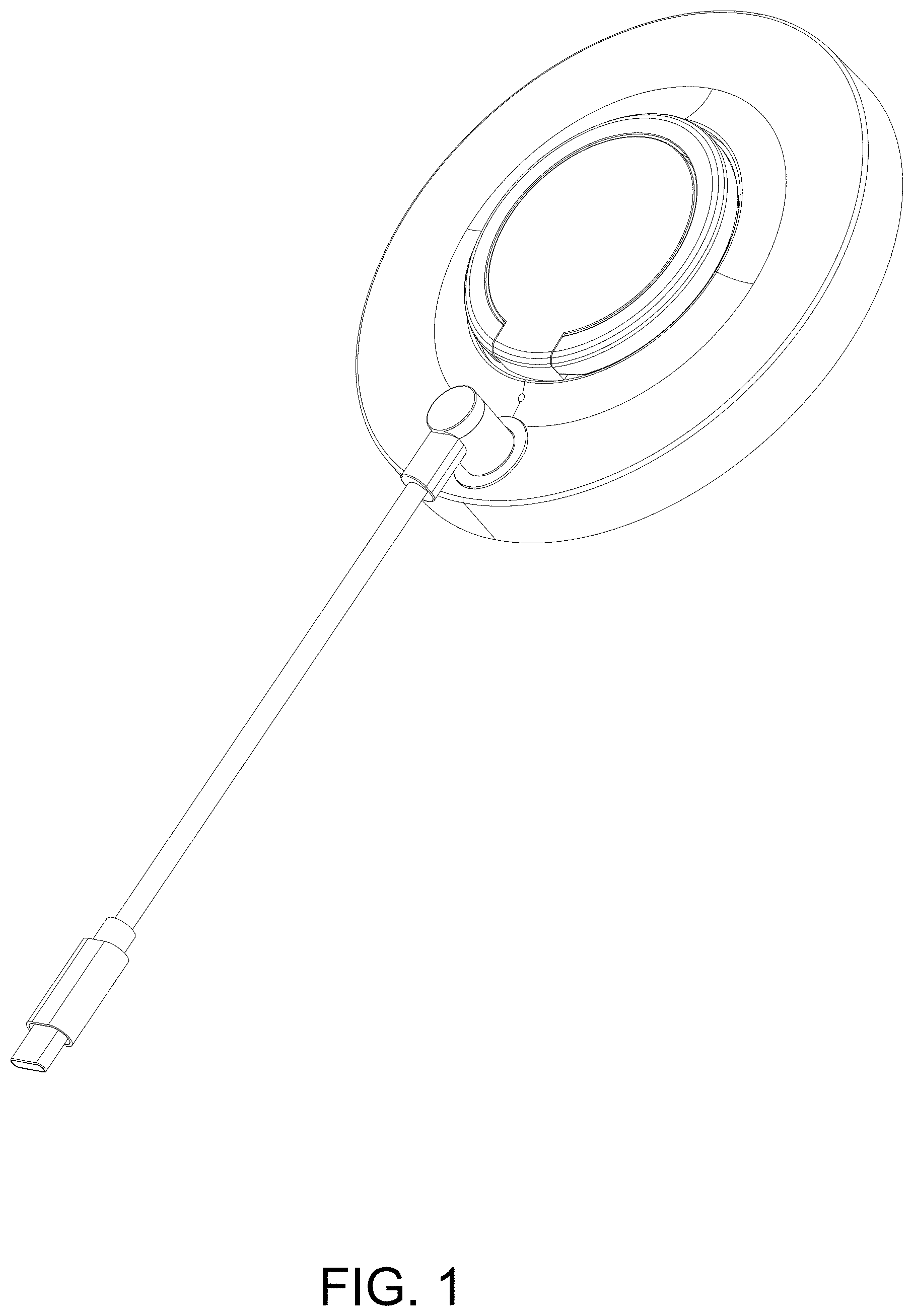 Patent USD1001067 — Wireless charger — Figure 1