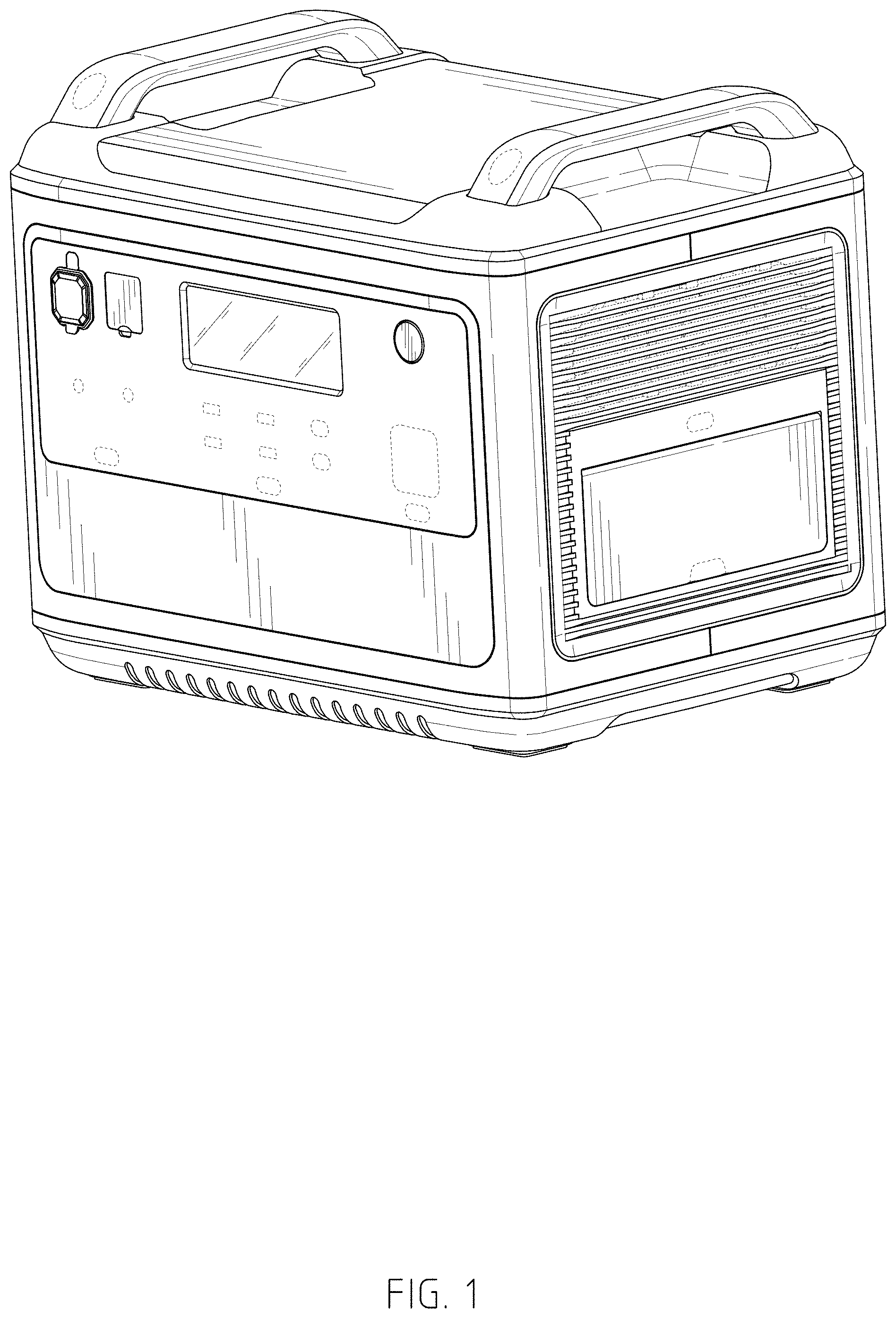 Patent USD1001069 Figure 1 – Portable power station