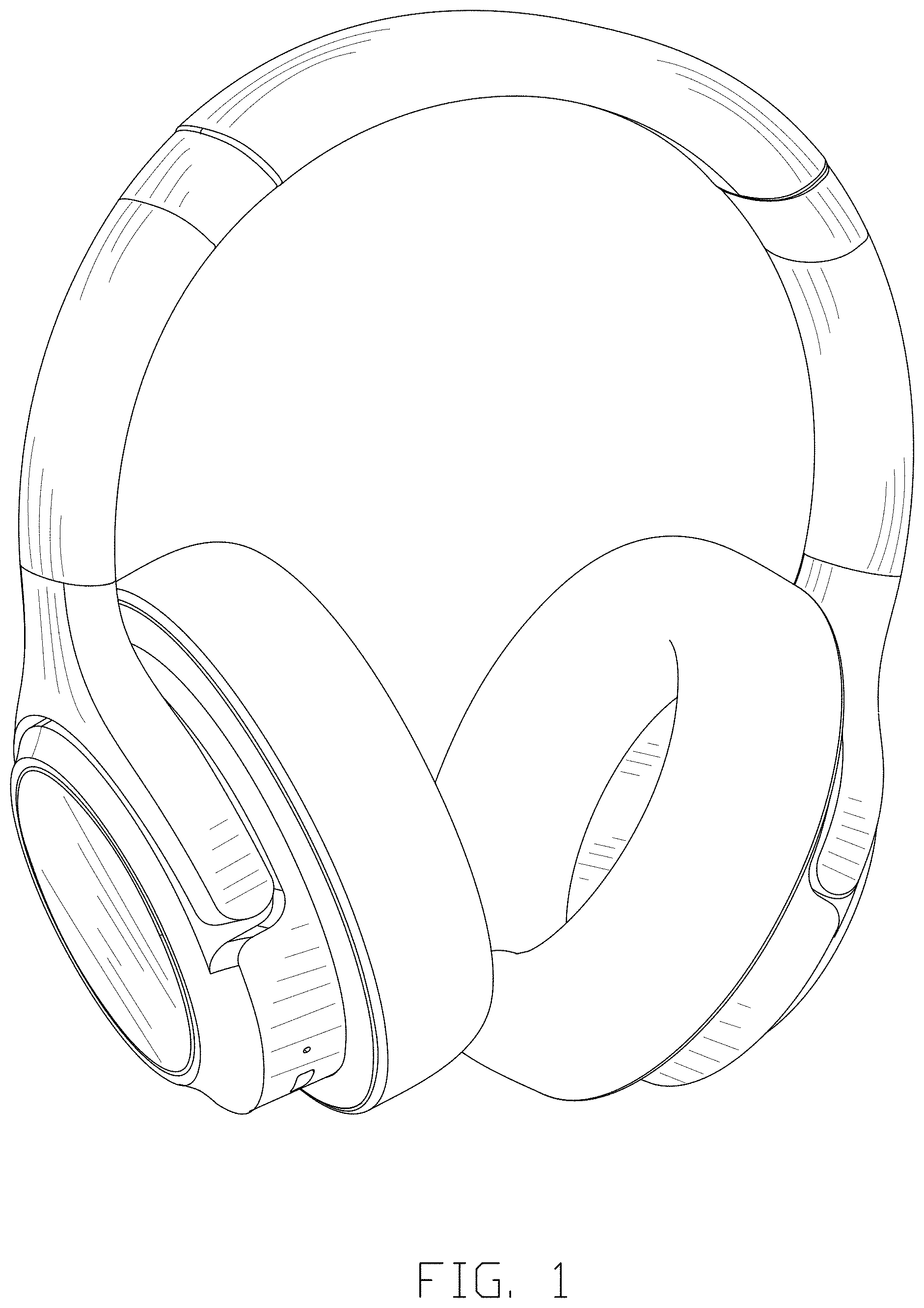 Patent USD1001094 — Headphone — Figure 1