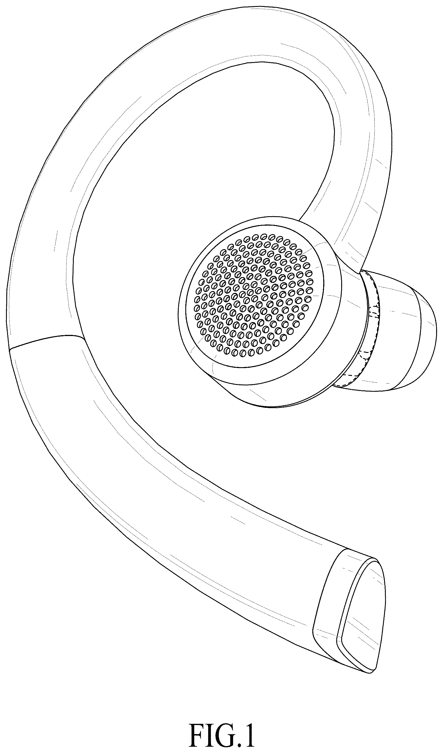 Patent USD1001106 Figure 1 – Wireless earphone