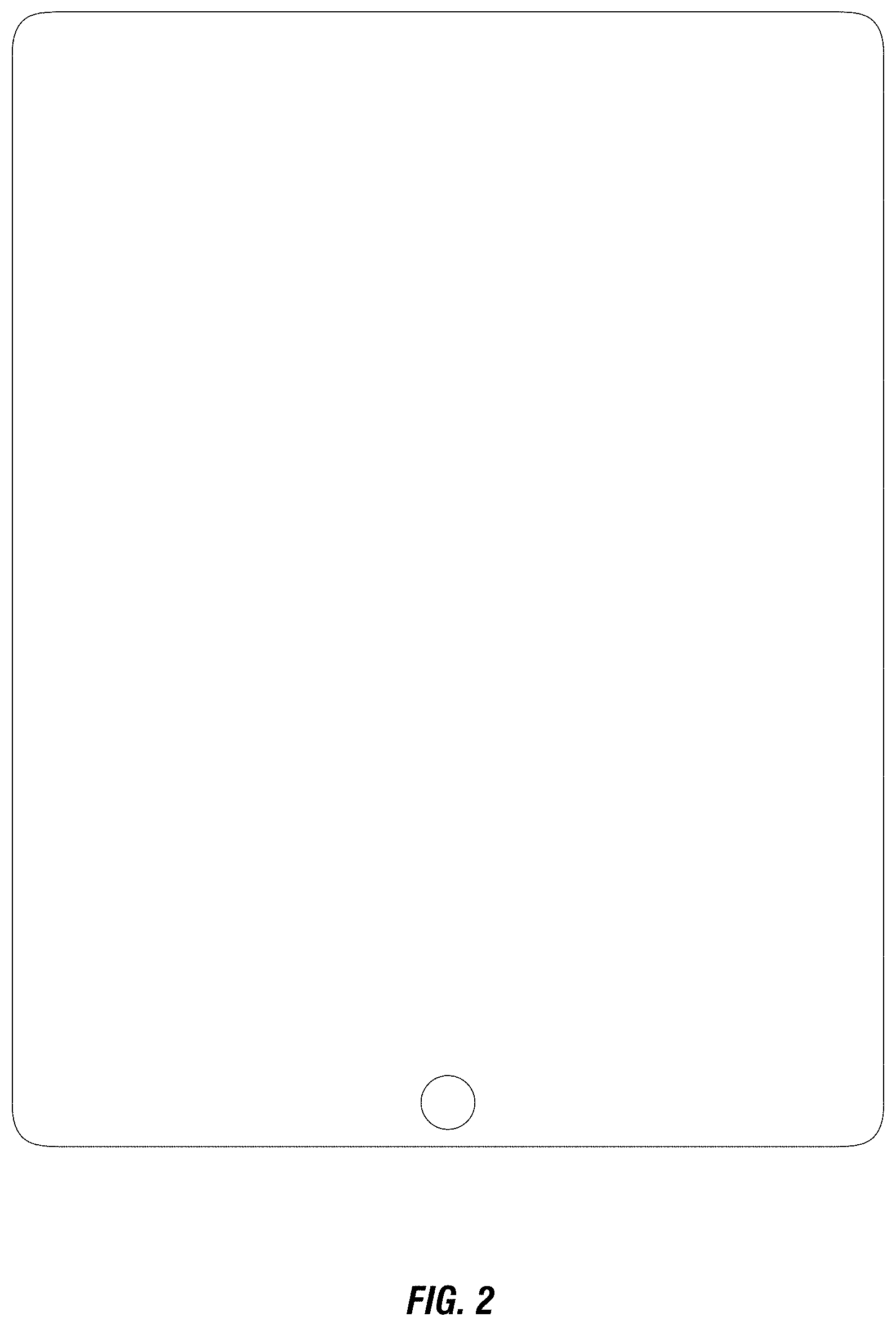 Patent USD1001134 Figure 2 – Display for a portable display device
