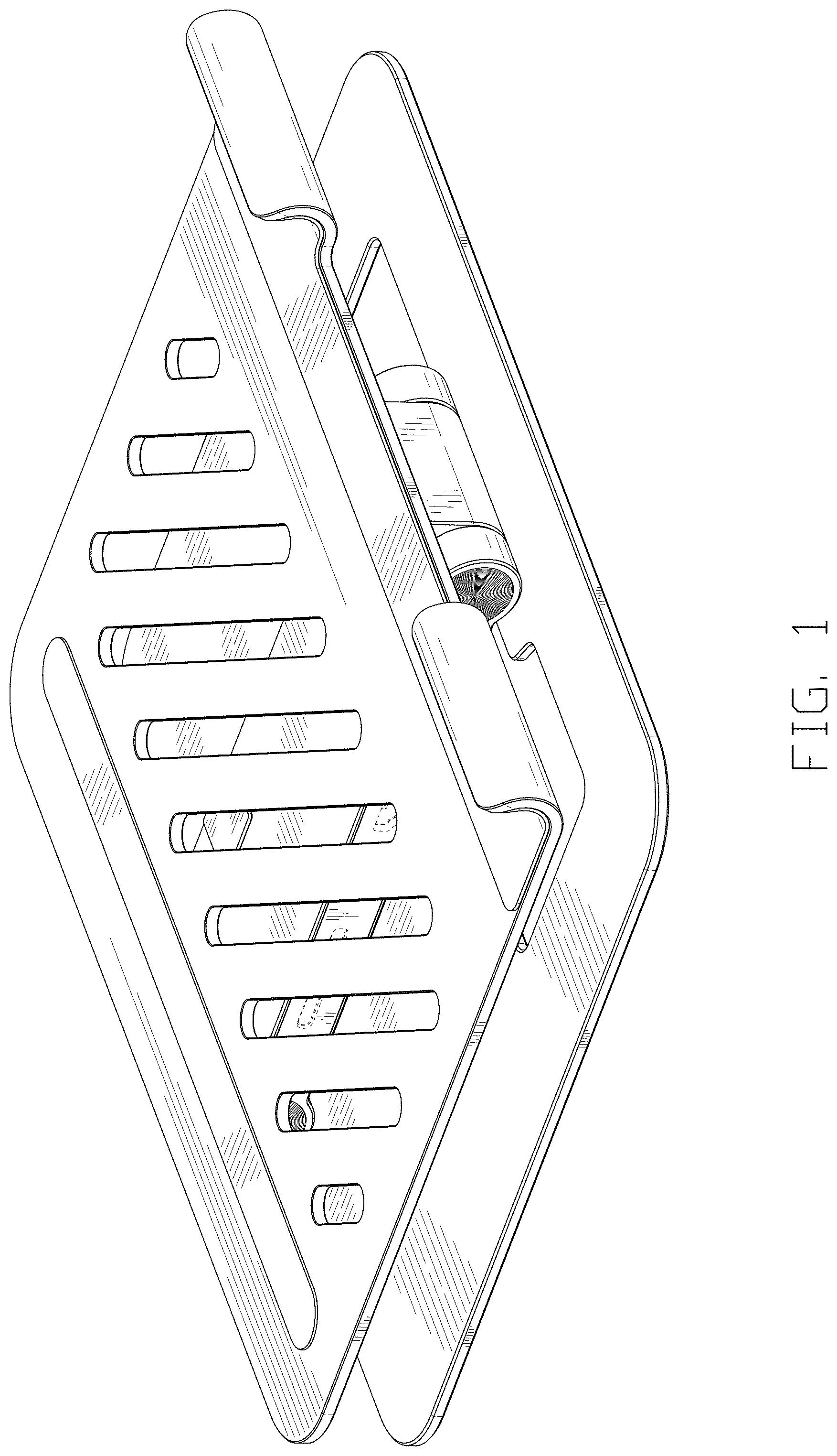 Patent USD1001135 — Laptop stand — Figure 1