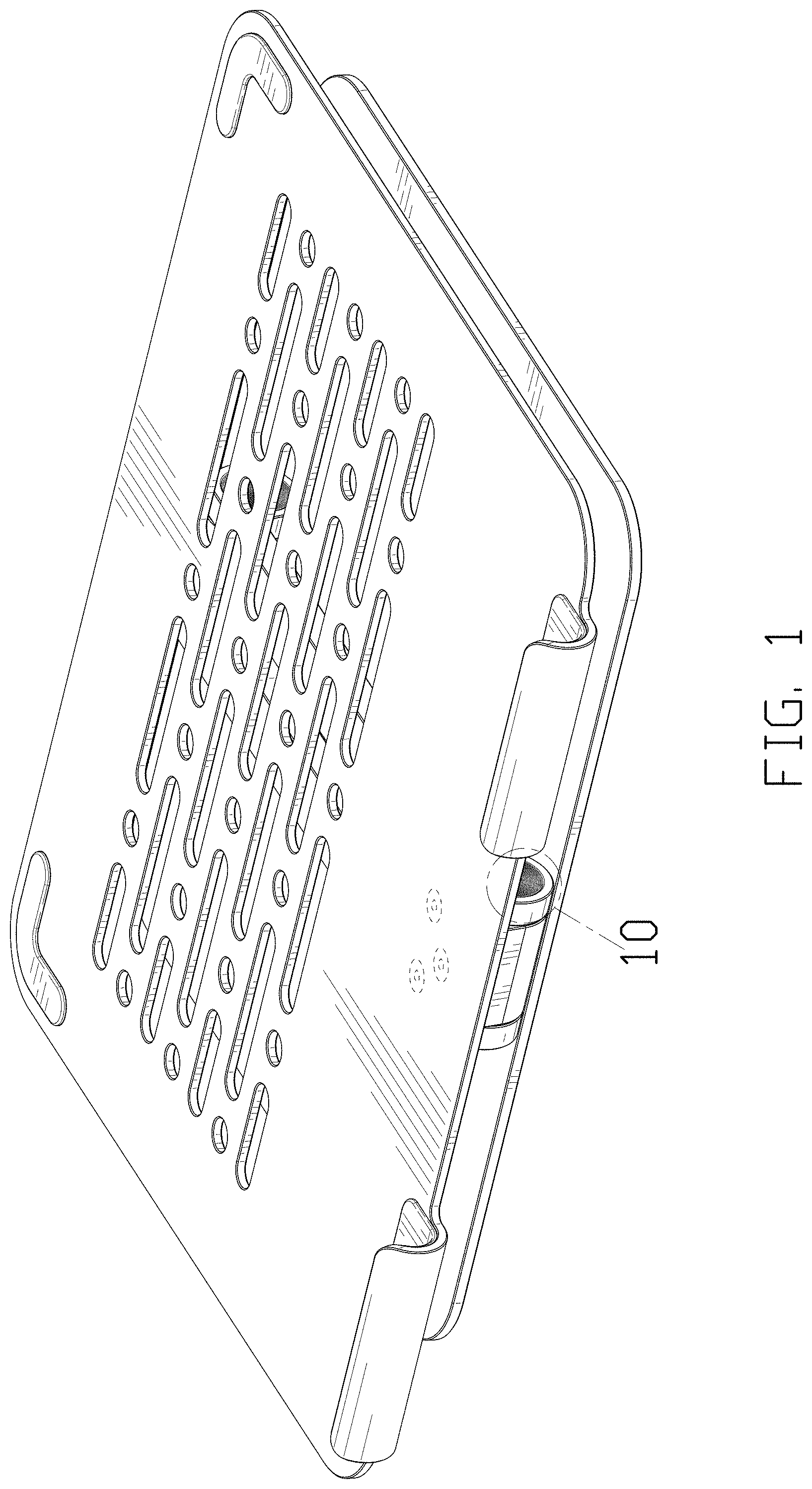Patent USD1001136 Figure 1 – Laptop stand